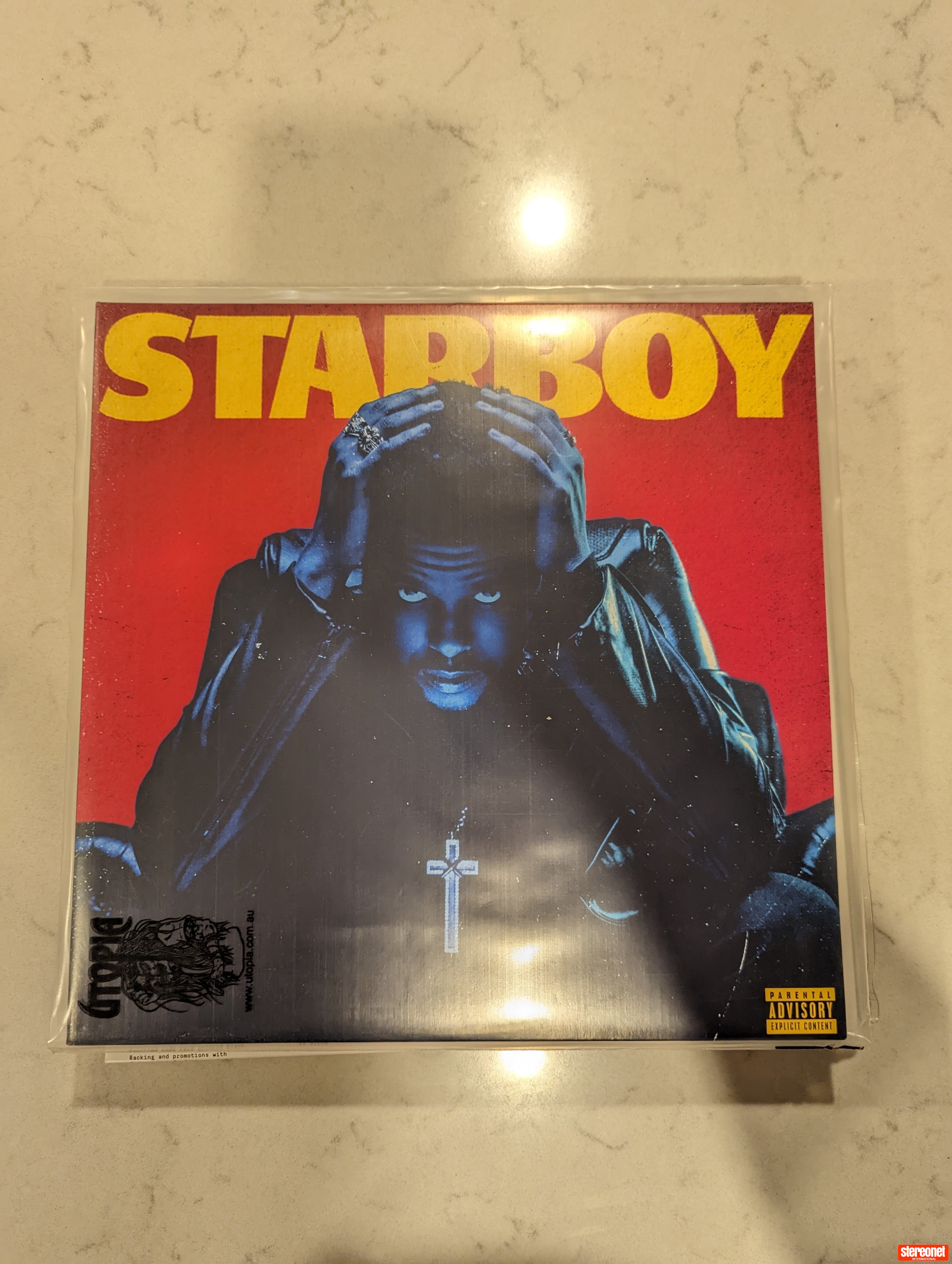 Record Storage Crate & The Weeknd Starboy - Double Vinyl Album Bundle main image 1