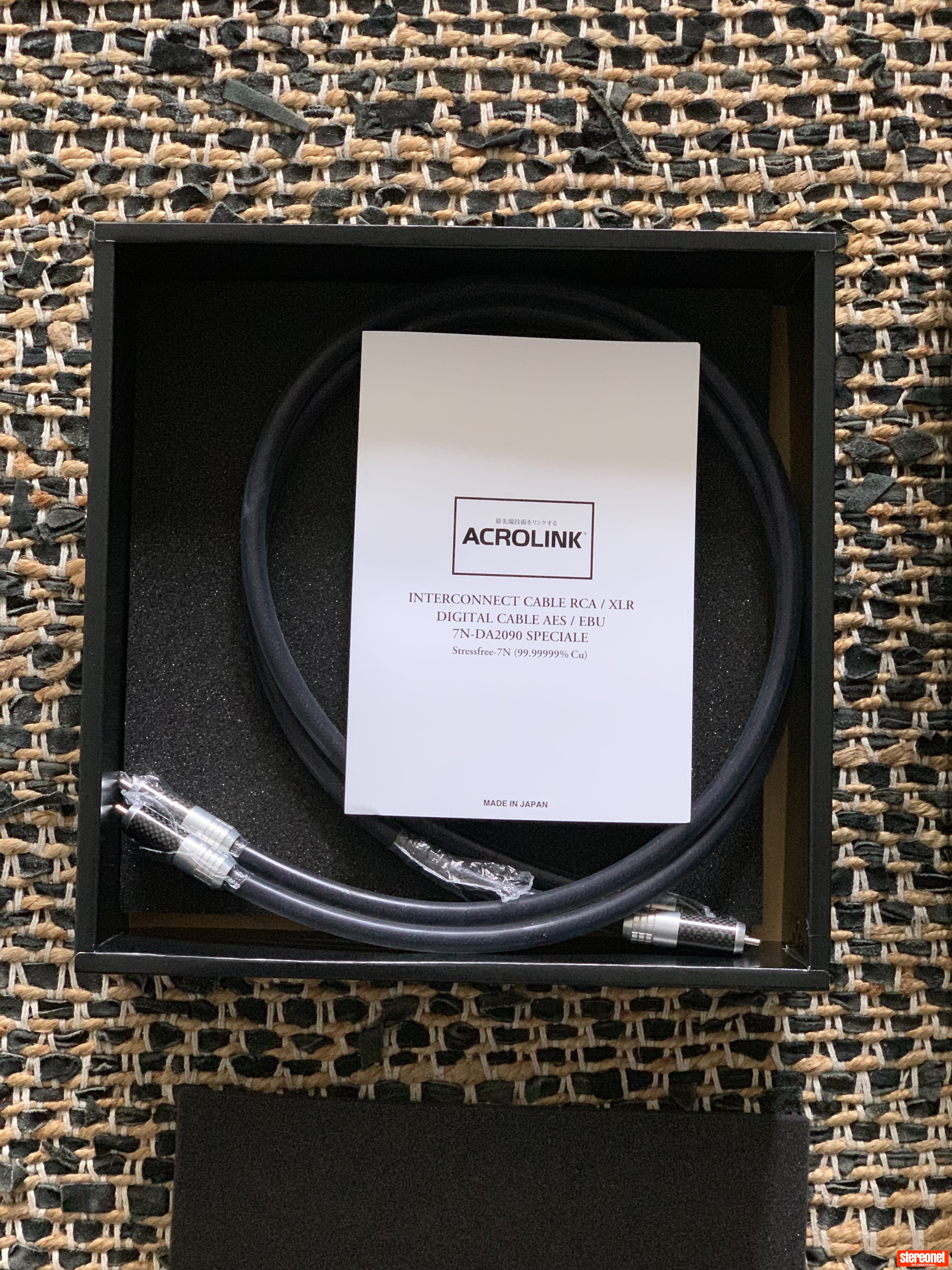ケーブル・シールド ACROLINK 7N-DA2090 SPECIALE RCA CABLE ACROLINK CABLE 7N-DA2090 Leggenda 1.0m RCA 1.0M x 2 (3.2 ft