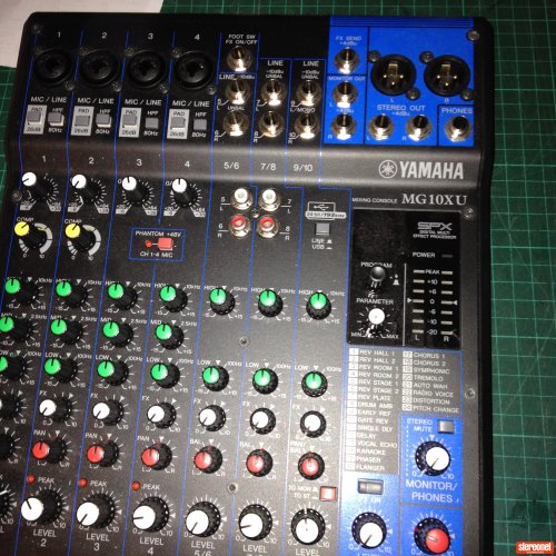 YAMAHA MG10Xu Mixer Console