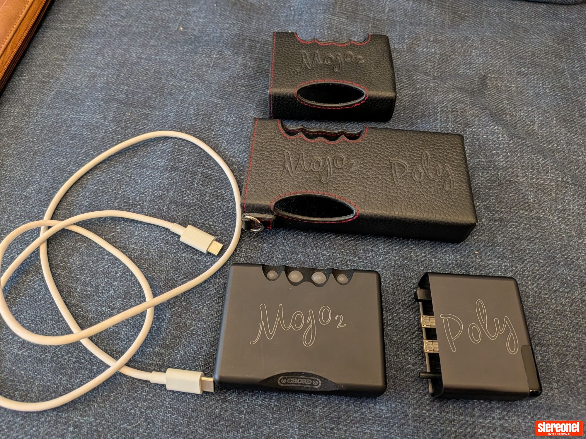 Chord Electronics Chord Mojo 2 and Poly Headphone Amplifier (with DAC)
