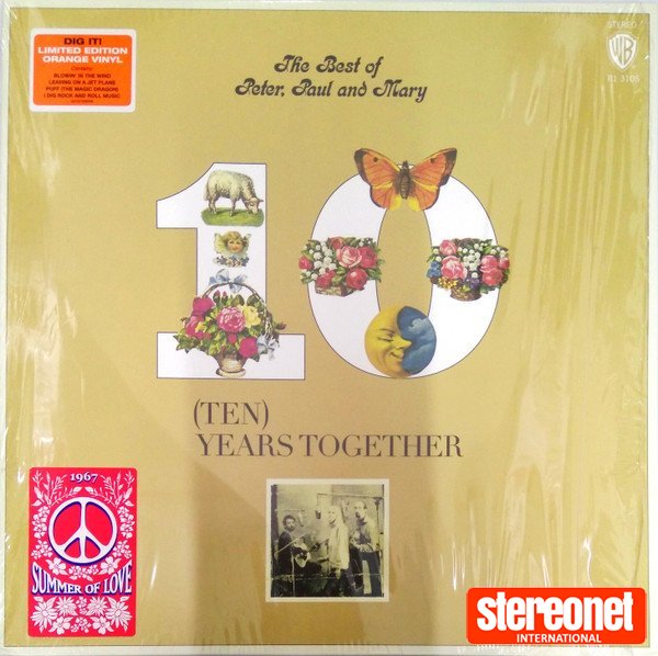 PETER, PAUL & MARY ‎– THE BEST OF PETER, PAUL AND MARY (TEN) YEARS ...