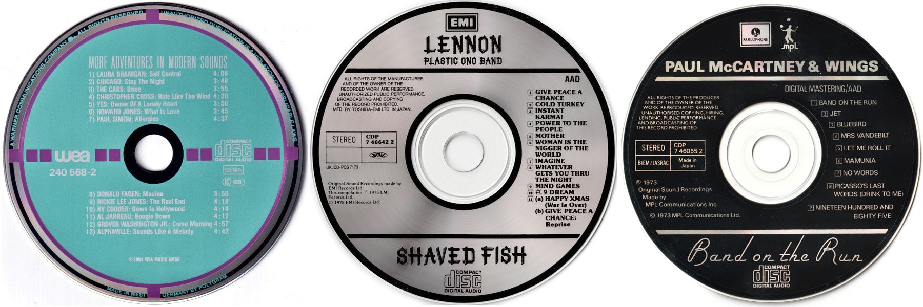 Collecting early production CD's - my perspective and some photos ...