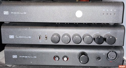Schiit Audio Magnius Headphone Amp, Lokius Equalizer and Modius DAC Headphone Amplifier (with DAC)