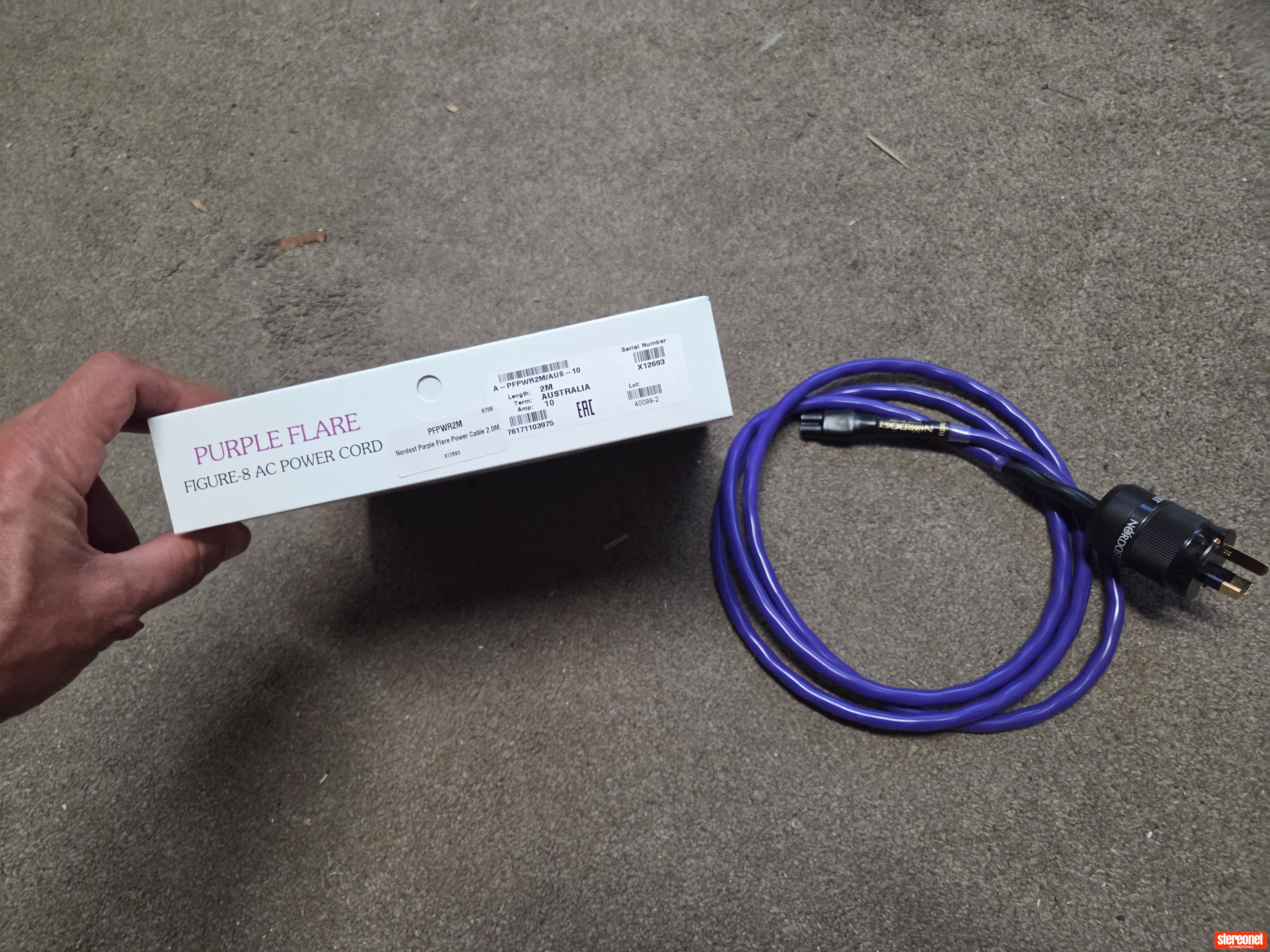 NordostPurple Flare Power Cable