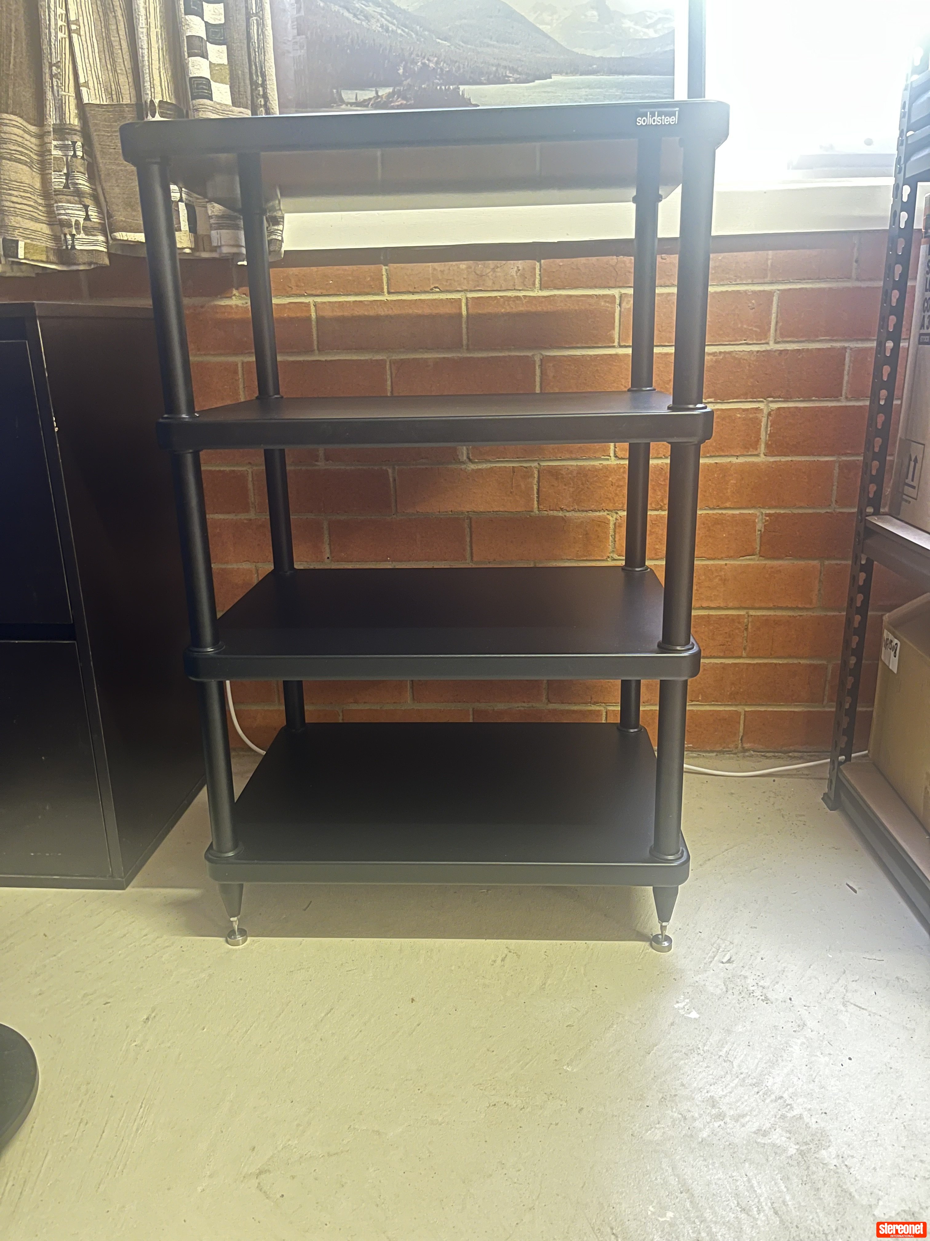 Metal Av Racks Solidsteel S3-4 AV Rack / Cabinet - Racks & Cabinets - StereoNET
