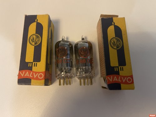 Valvo / Telefunken Valvo PINCHED WAIST E88CC and Telefunken E188CC Valves/Tubes