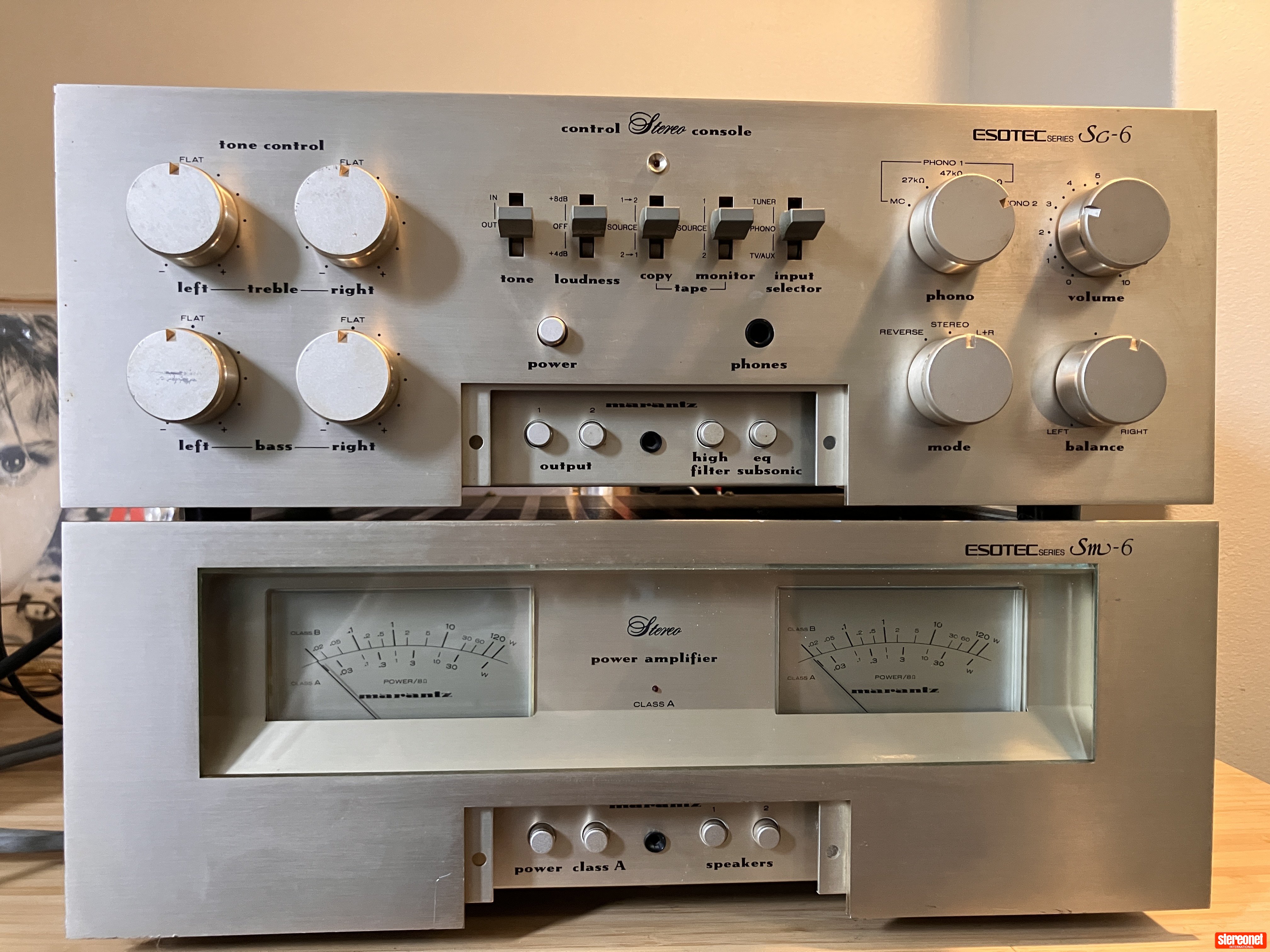 Marantz Esotec SM-6 & SC-6 Power Amplifier