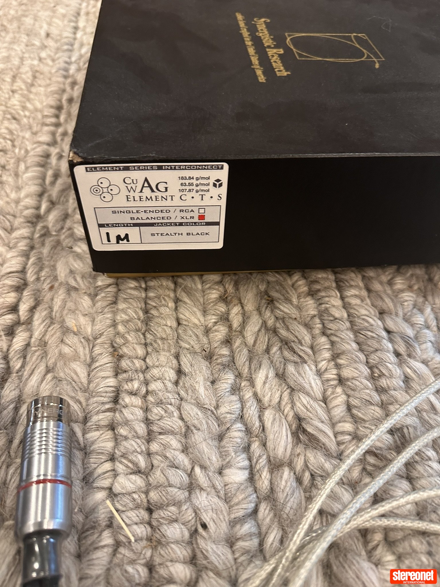 Synergistic Research Element CTS XLR Interconnect Cables (XLR)