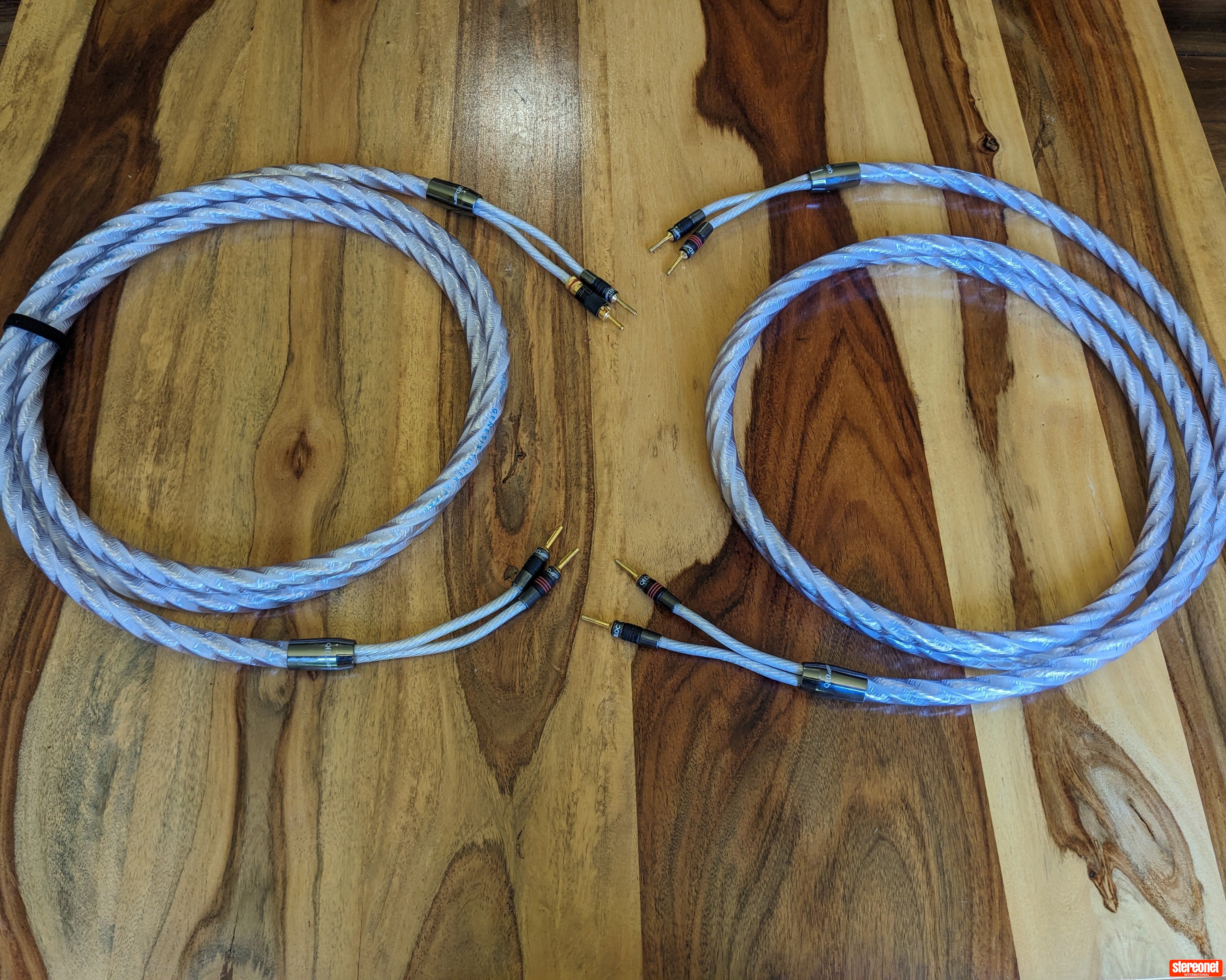 QED Signature Genesis Silver Spiral Speaker Cables - Speaker