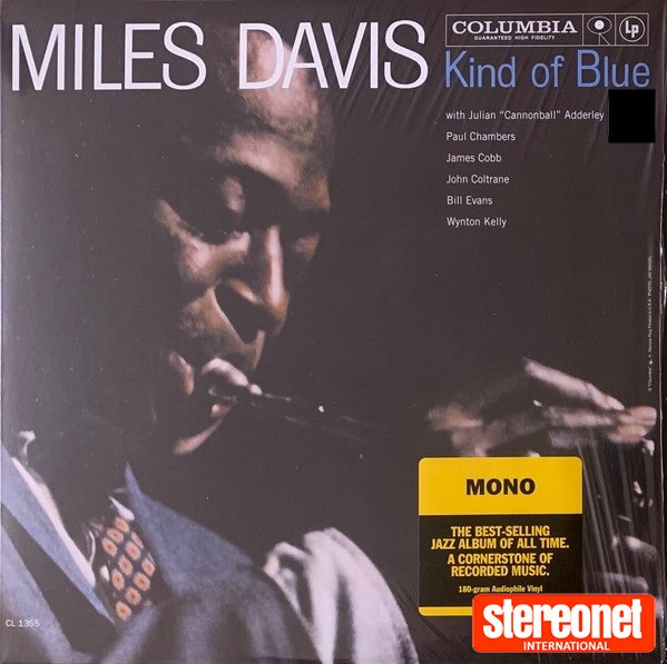 MILES DAVIS - KIND OF BLUE / 2024 MONO / PRESSED AT RTI / Vinyl Record (LP)
