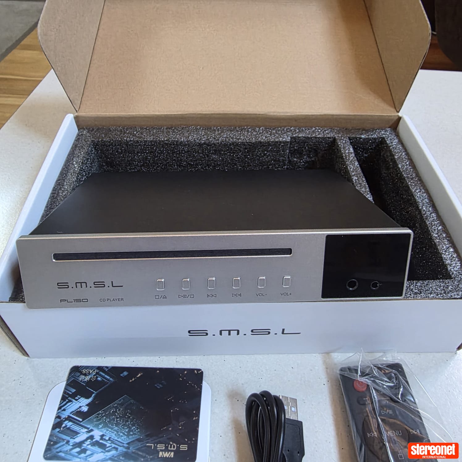 SMSL PL150 CD Player / DAC Combination