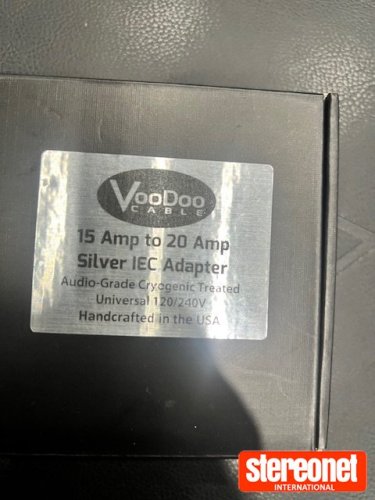Voodoo Voodoo Premium - 15amp to 20amp adaptor (Silver and Cry treated) Valve Receiver