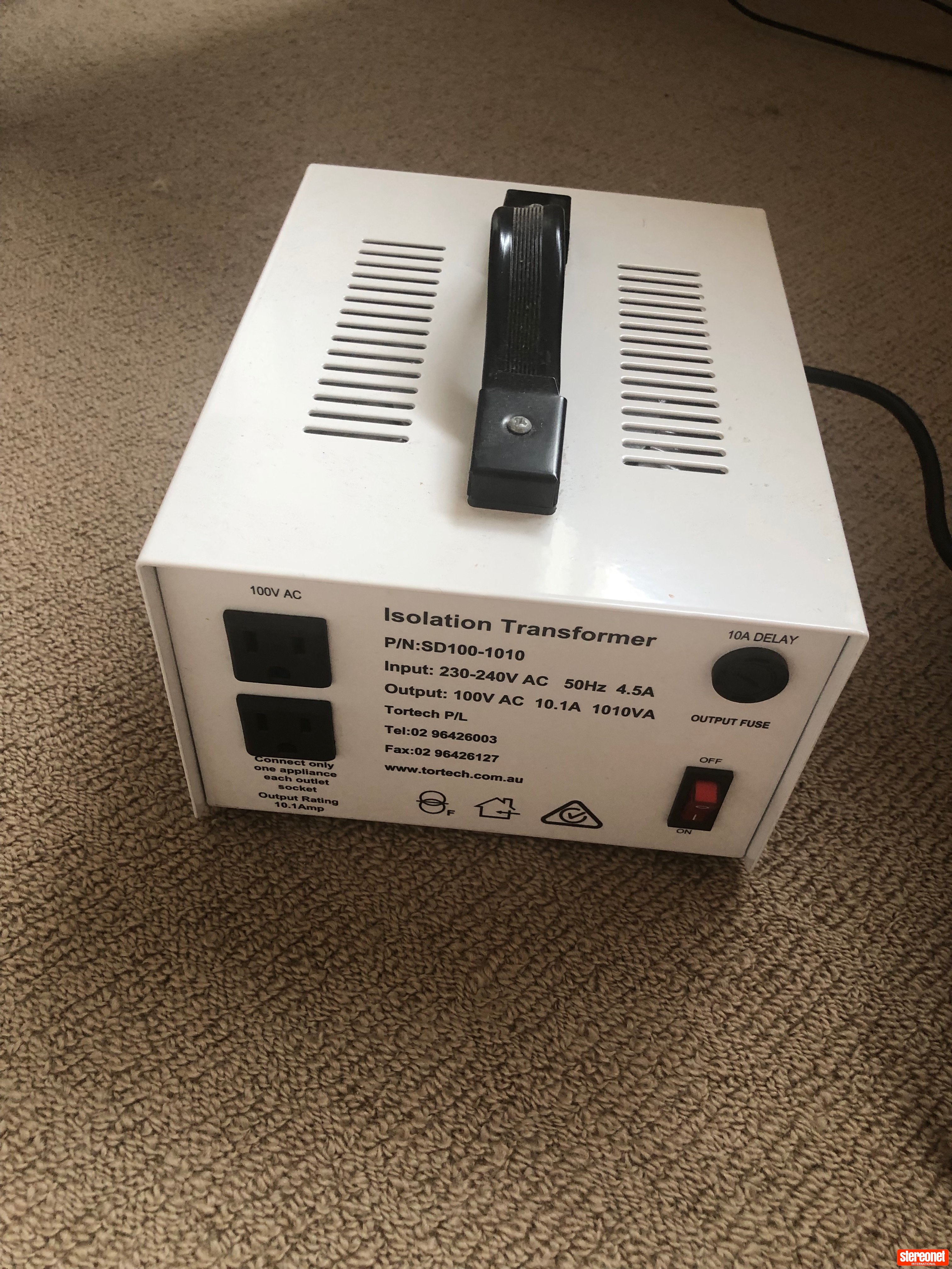 Tortech SD100-1010 Step Down Transformer