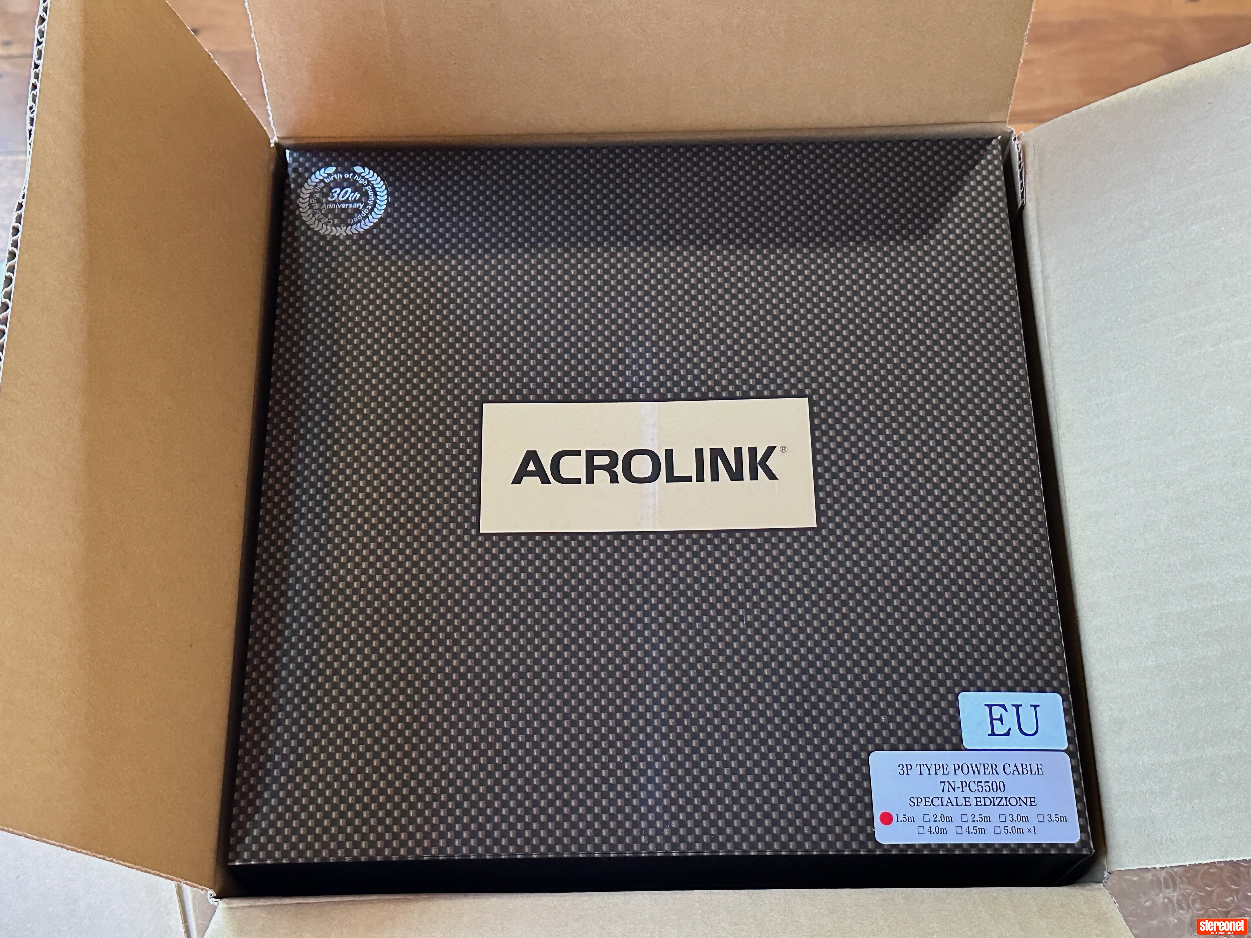 Acrolink PC5500 Special Edition EU Schuko Mains Lead Power Cable