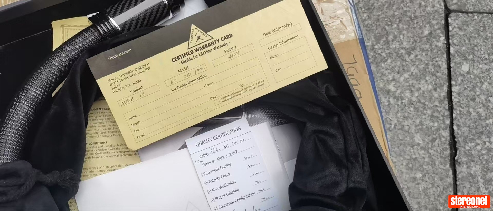 Shunyata Alpha V2 Power Cable