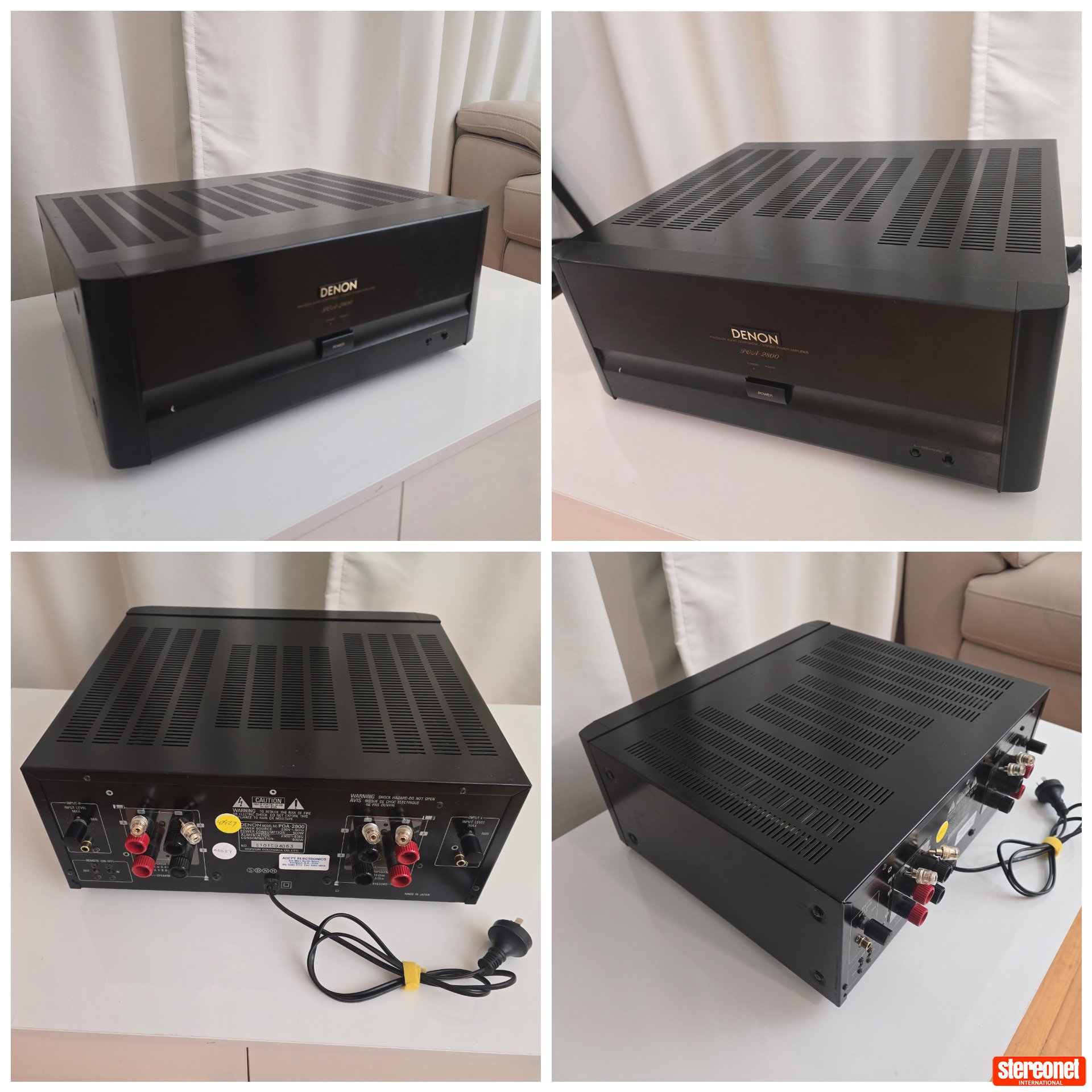 Denon POA2800 Power Amplifier