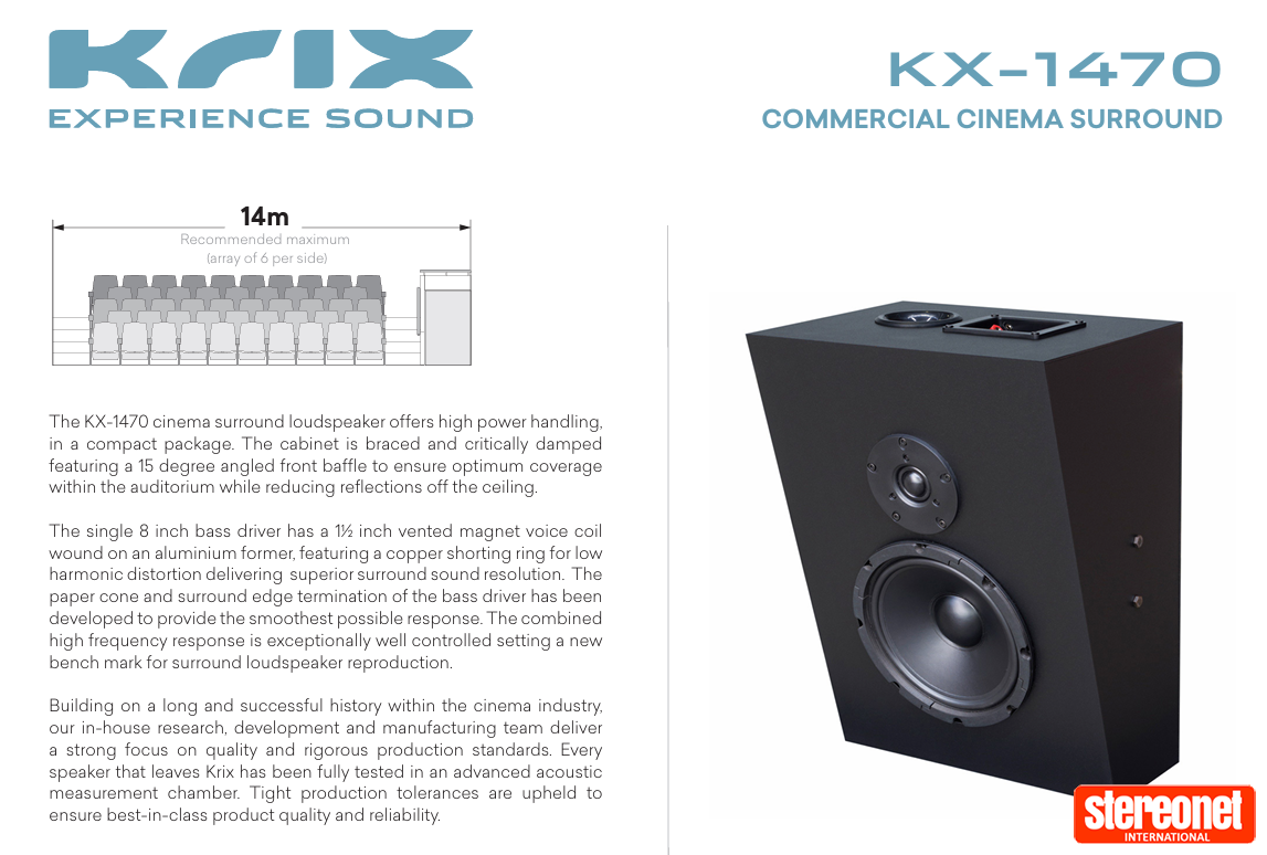 Krix KX-1470 Surround Speakers