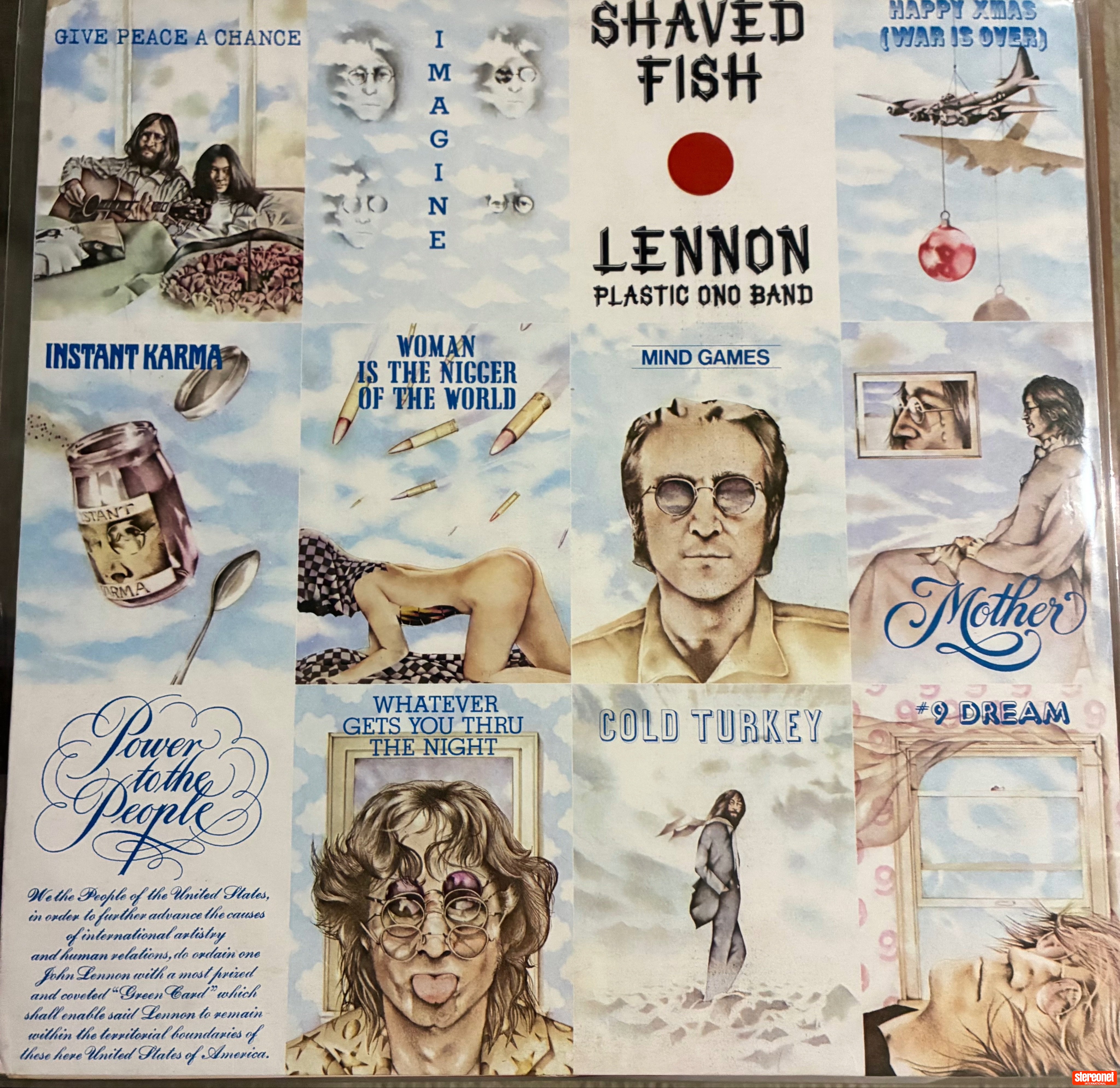 Shaved Fish John Lennon and Plastic Ono Band Aus 1975 Apple