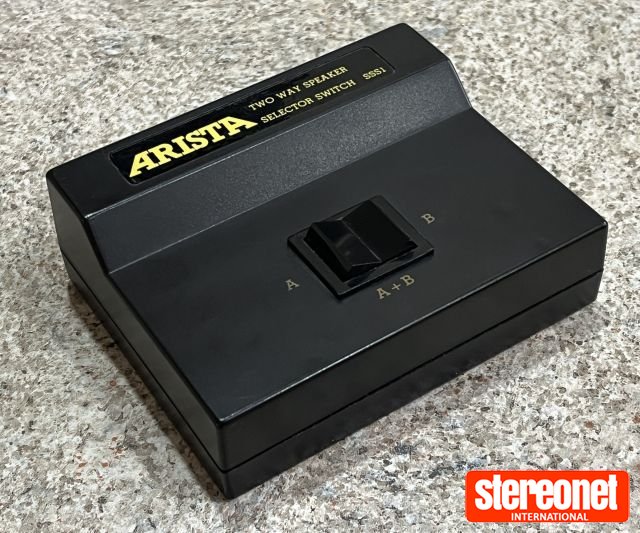 Arista SSS1 Speaker Switch