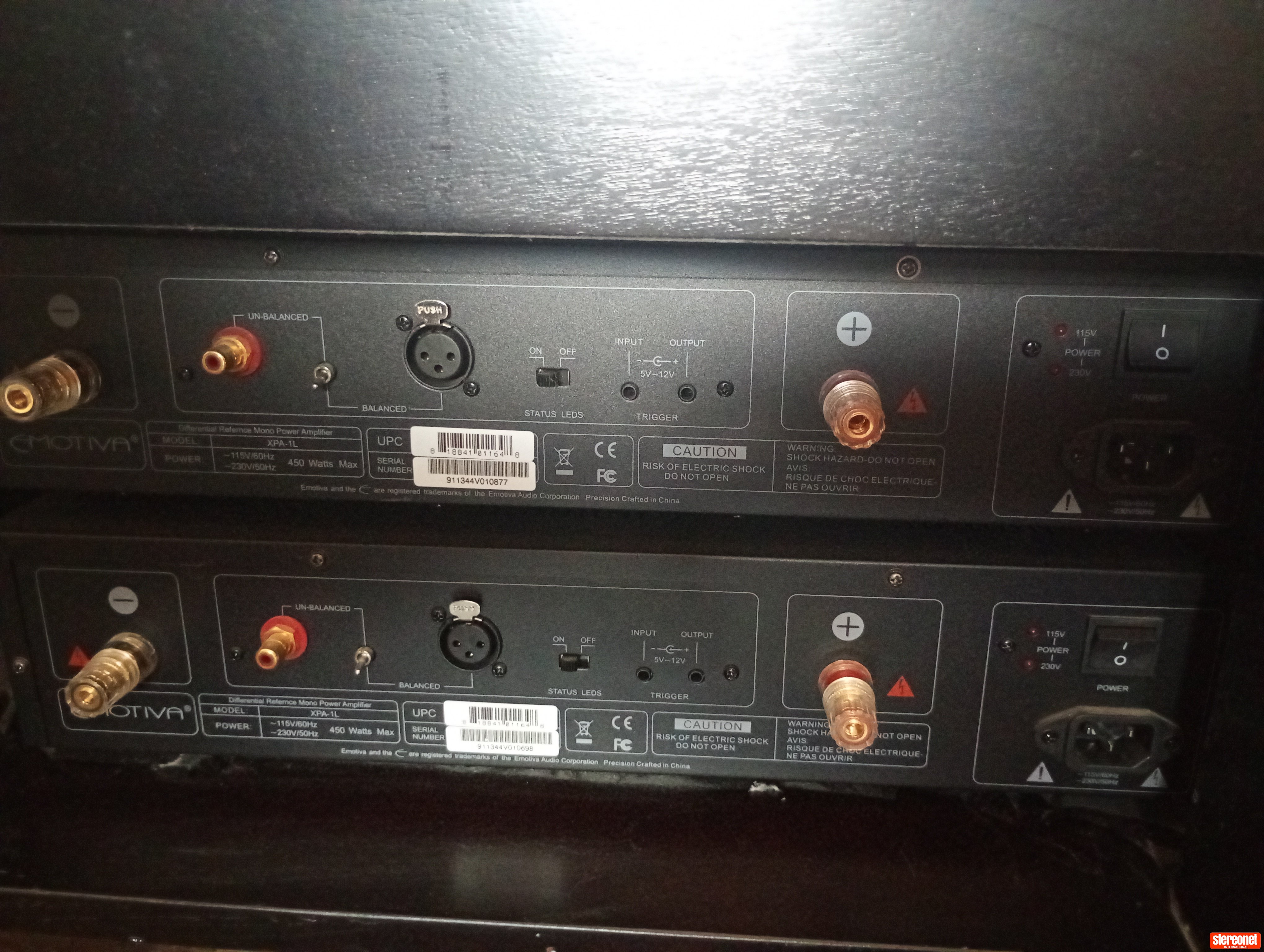 Emotiva XPA 1L Mono Amplifiers