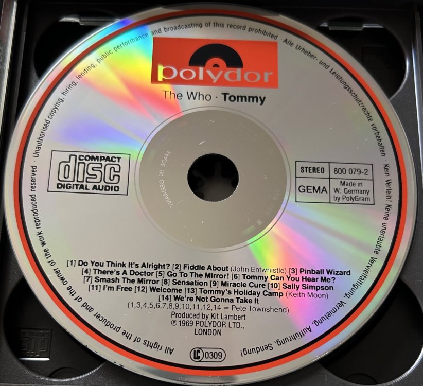 Collecting early production CD's - my perspective and some photos ...