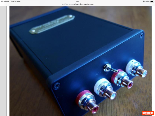 retro-thermionic “Tengu” - MC step up. Phono Preamplifier