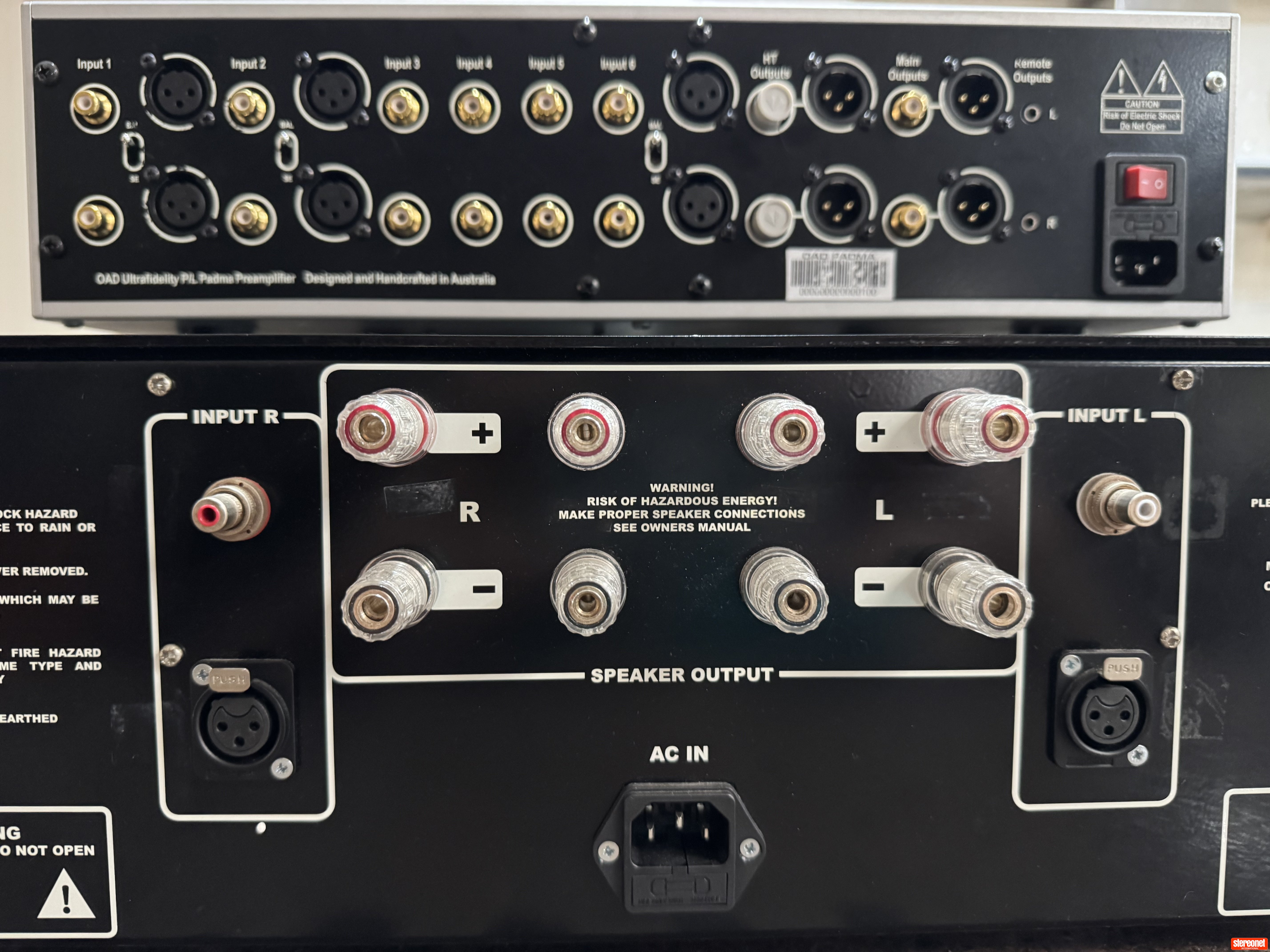 OAD Ultrafidelity UF1 and Padma Pre / Power Combination