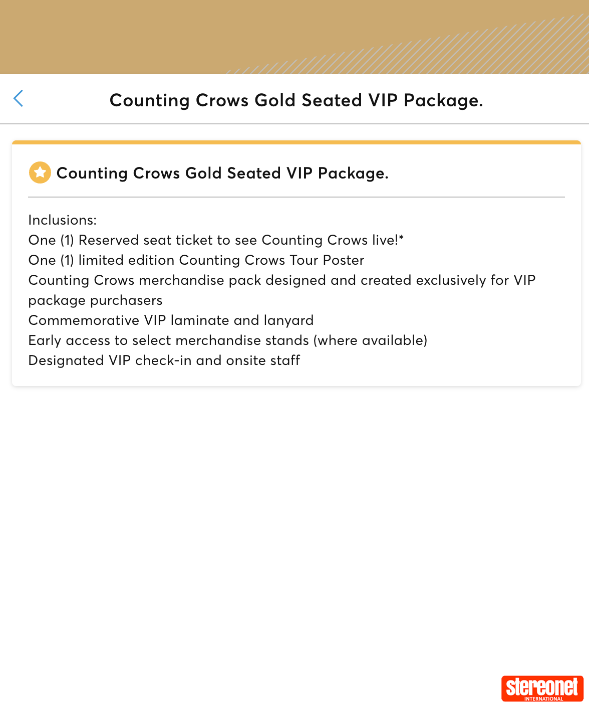 2 Tickets - Country Crows April 1 Palis Theater