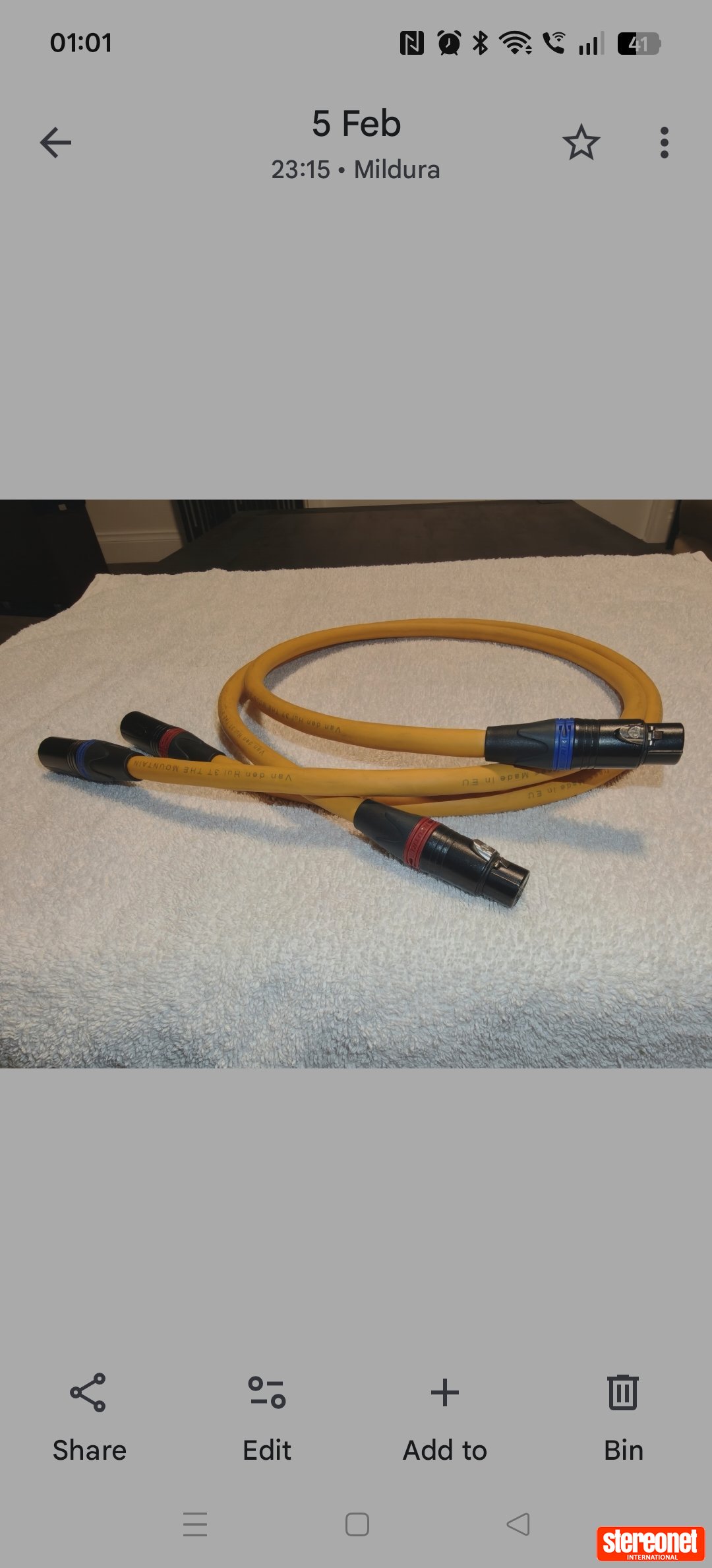 Van Den Hul 3T The Mountain Hybrid XLR Plugs