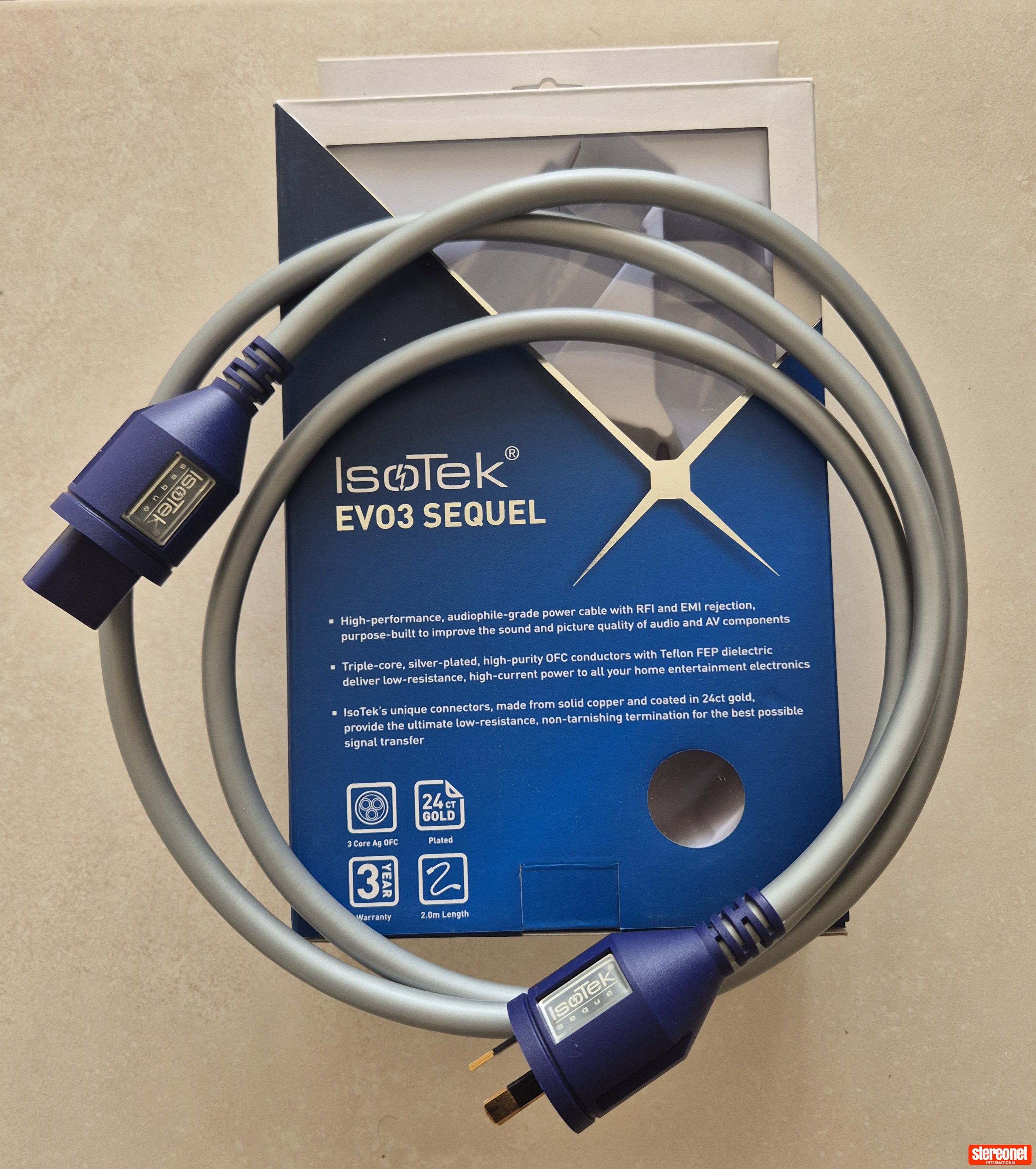 IsoTek EVO3 Sequel C13 - 2m Power Cable