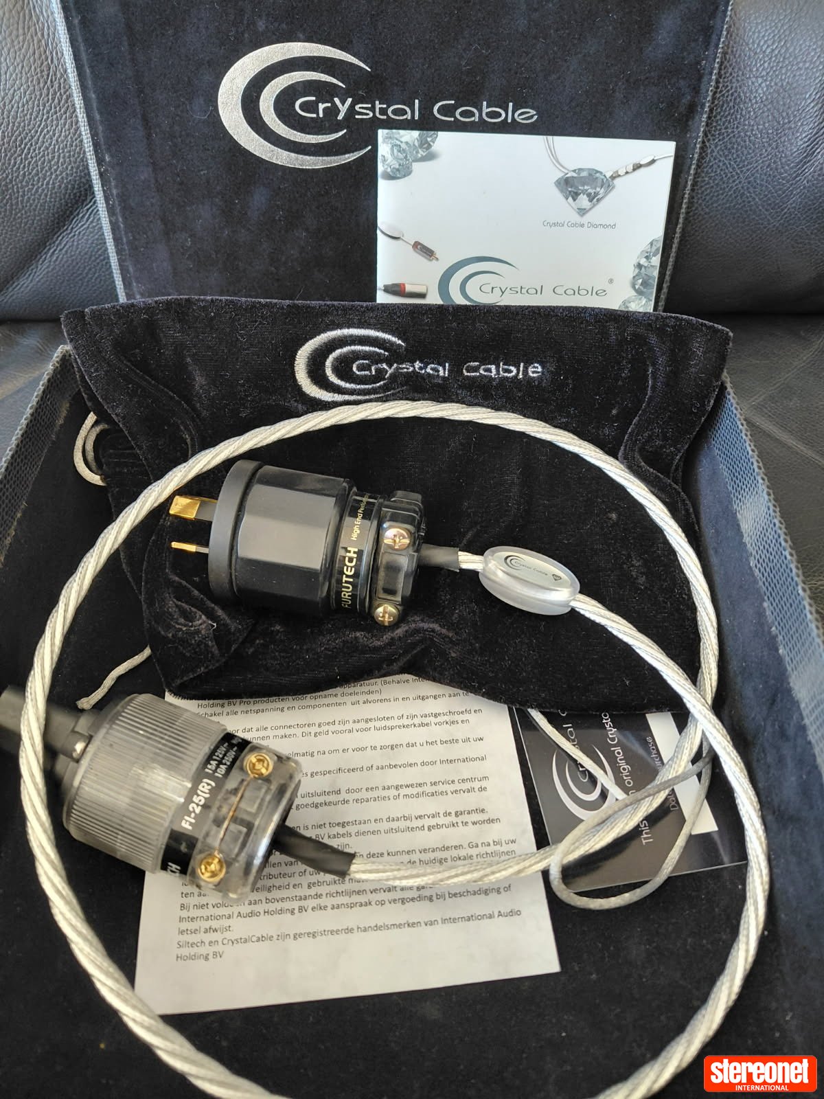 Crystal Cable Ultra Diamond - 1 metre Power Cable