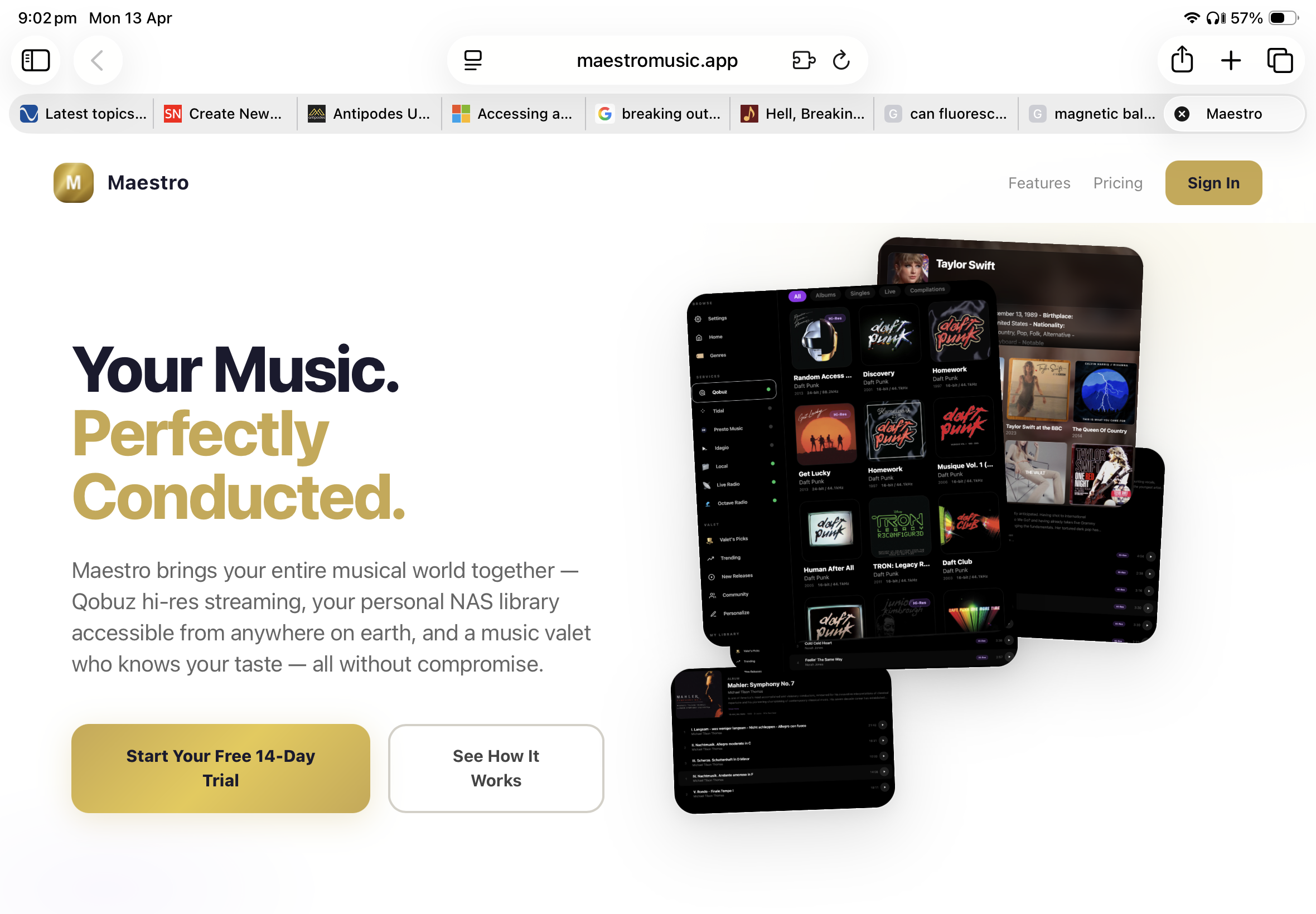 New Maestro Music app by Paul McGowen - Digital Sources, Streamers, and ...
