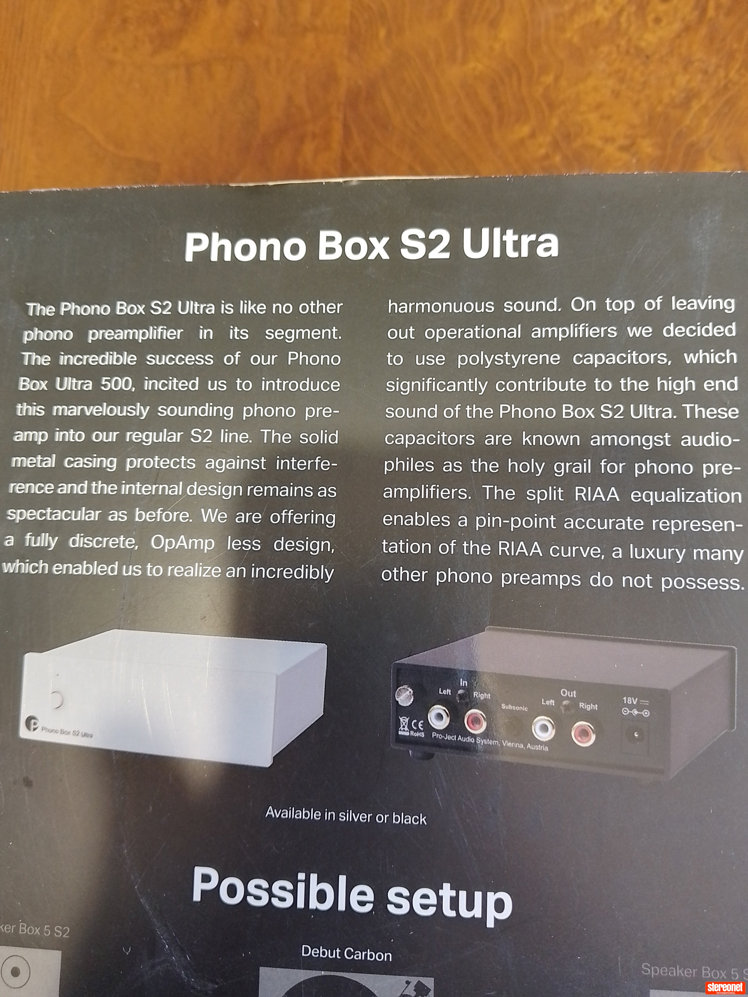 Pro-Ject Phono Box S2 Ultra Phono Preamplifier