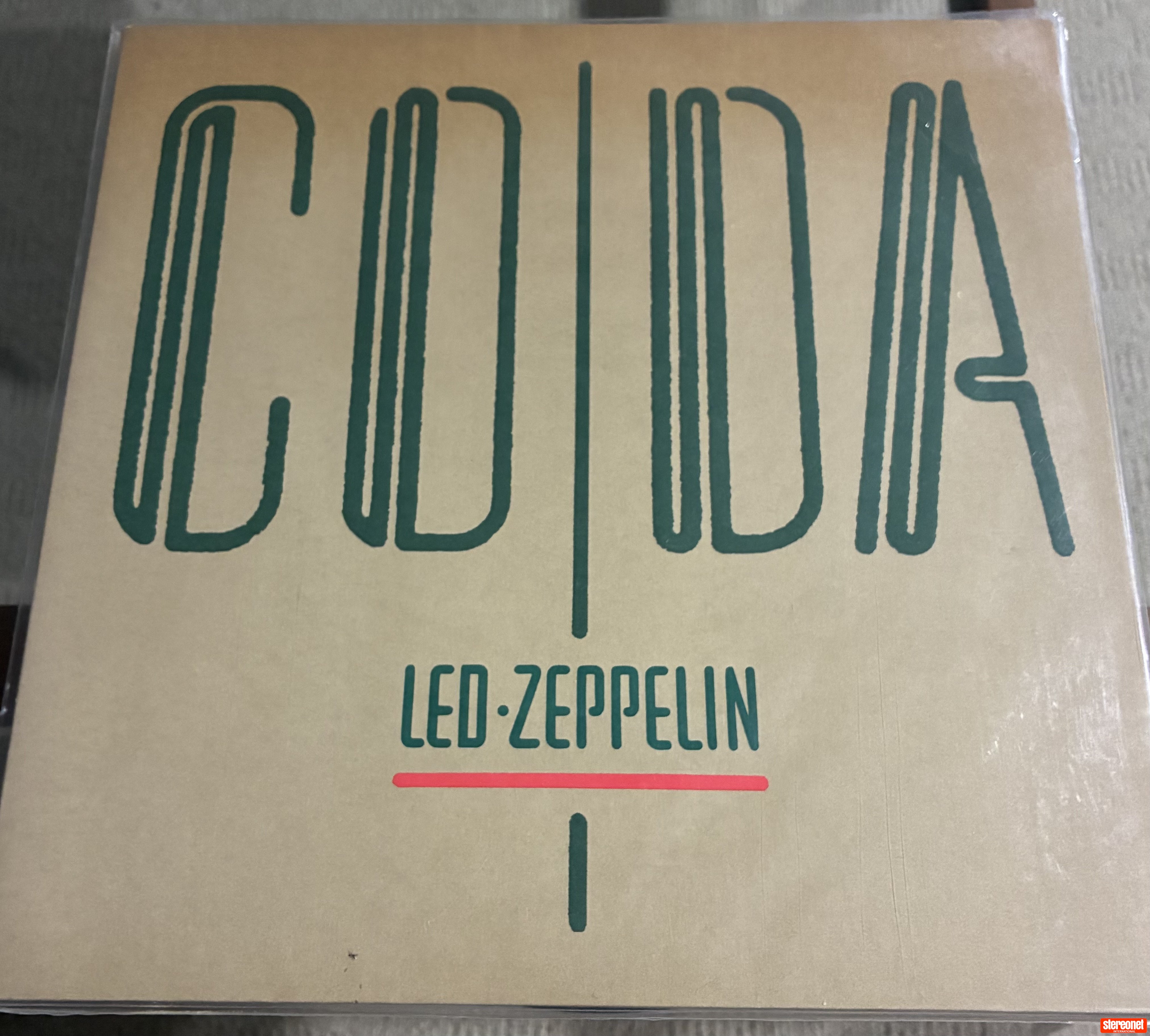 Coda Led Zeppelin 1982 Japan gatefold