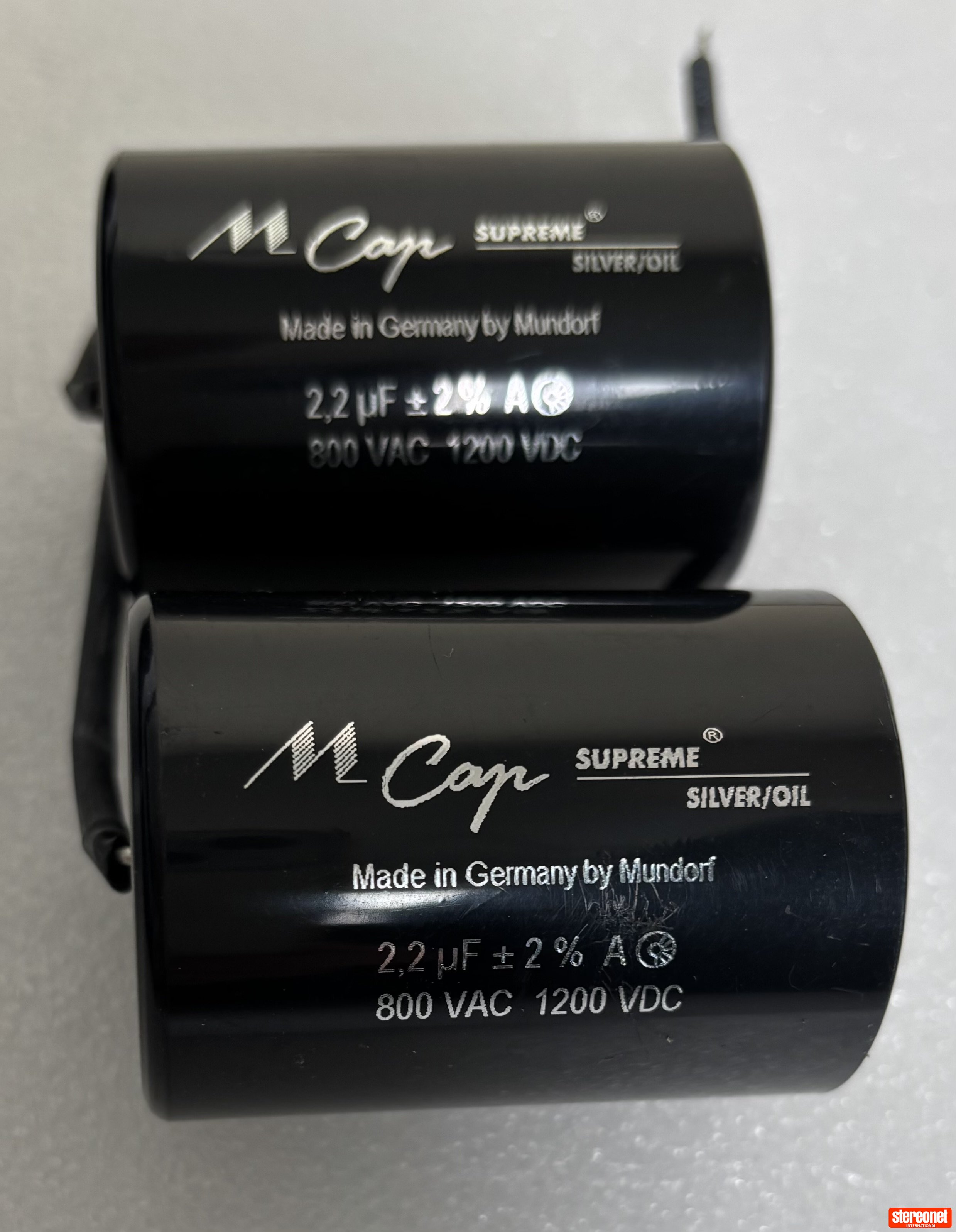 Mundorf MCap Supream Silver/Oil 2.2uf 1000v DC Capacitor
