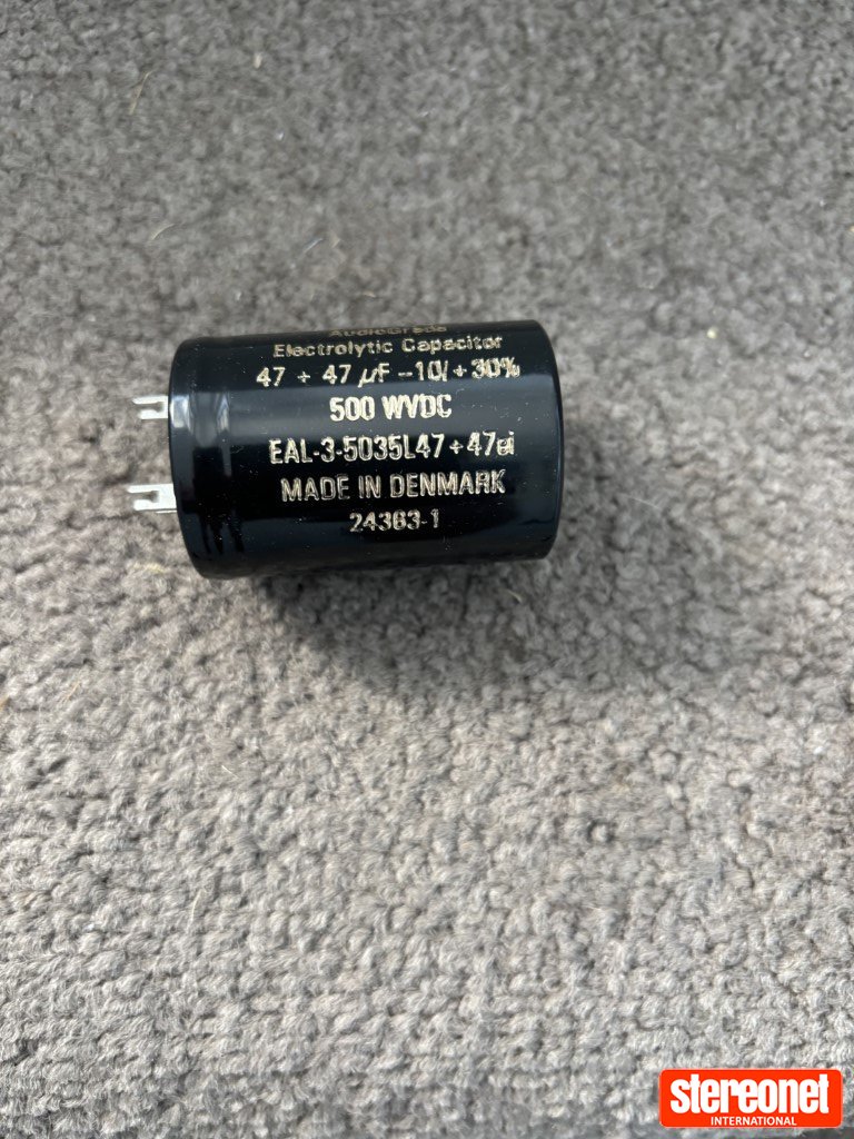 Jensen Audio Grade Electrolytic Capacitor 47uf + 47uf 500v Capacitor