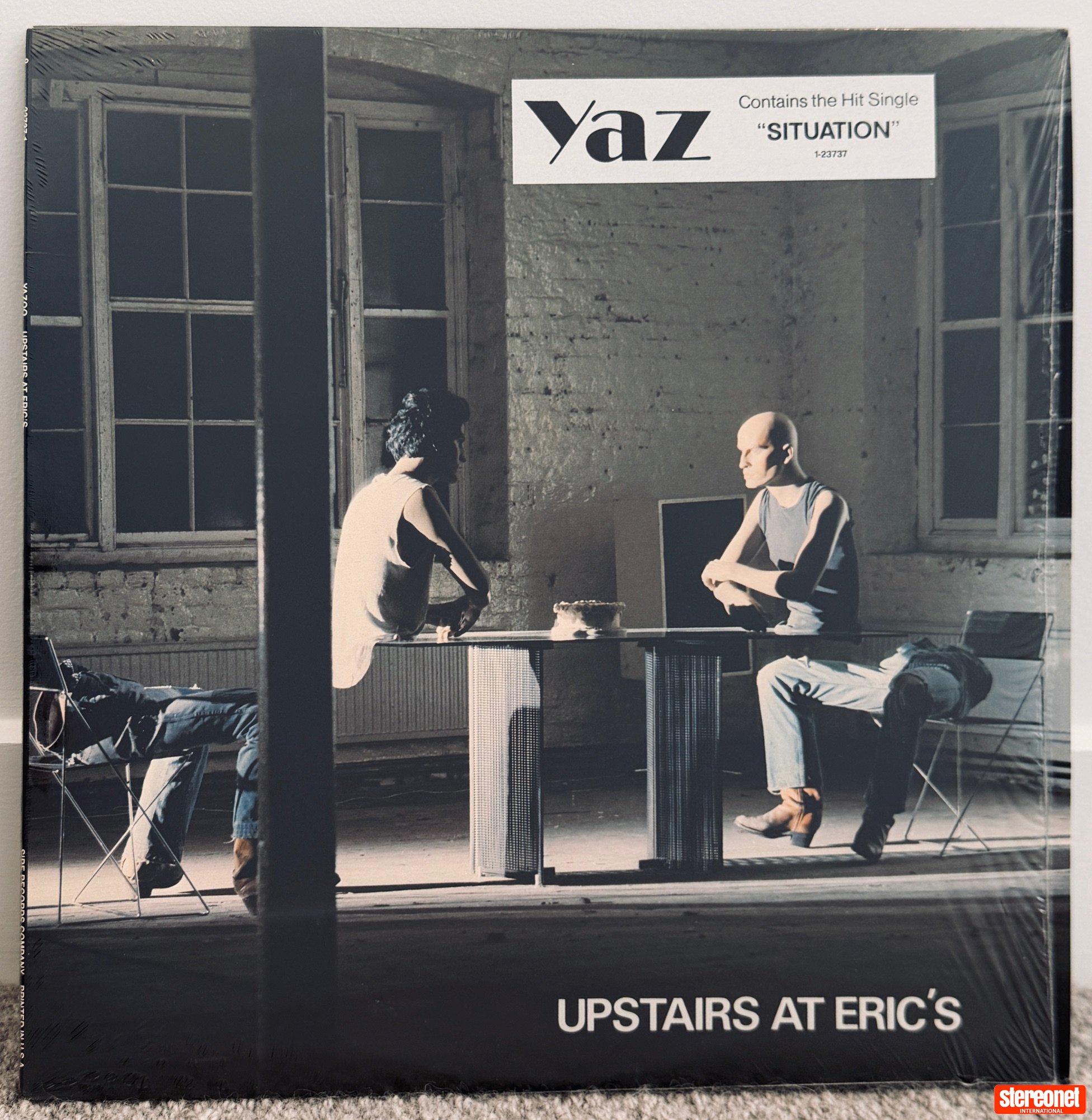 YAZ - UPSTAIRS AT ERIC'S / 1982 US FIRST PRESSING / SHRINKWRAP/HYPE STICKER