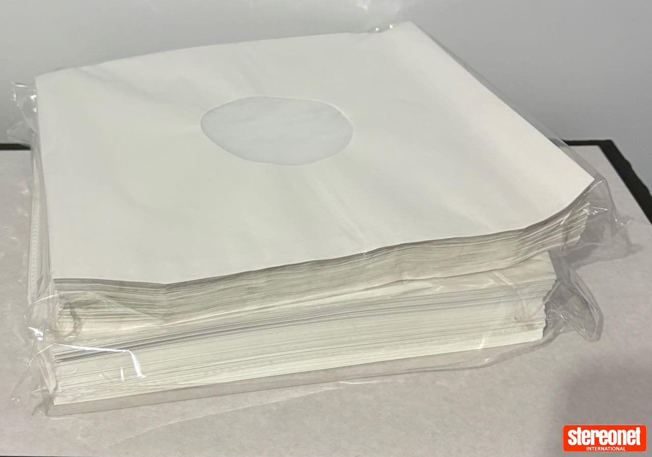 Dutch & Dutch Cut Corner White Paper & Poly-Lined 12" 90gsm Record Inner Sleeves