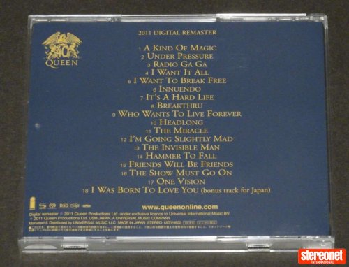 SACD: Queen Greatest Hits II, UIGY-9533, Single Layer SHM, Japan, with ...