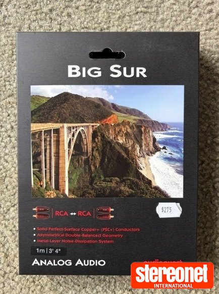 AudioQuest Big Sur Interconnect Cables (RCA)