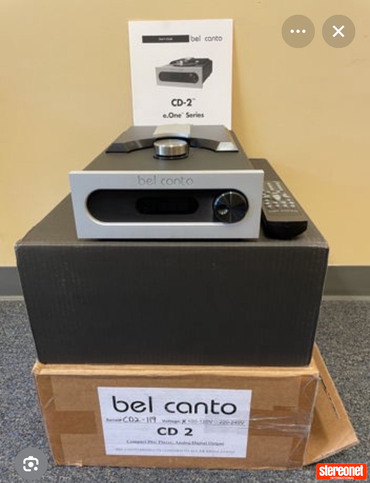 Bel Canto CD2 CD player