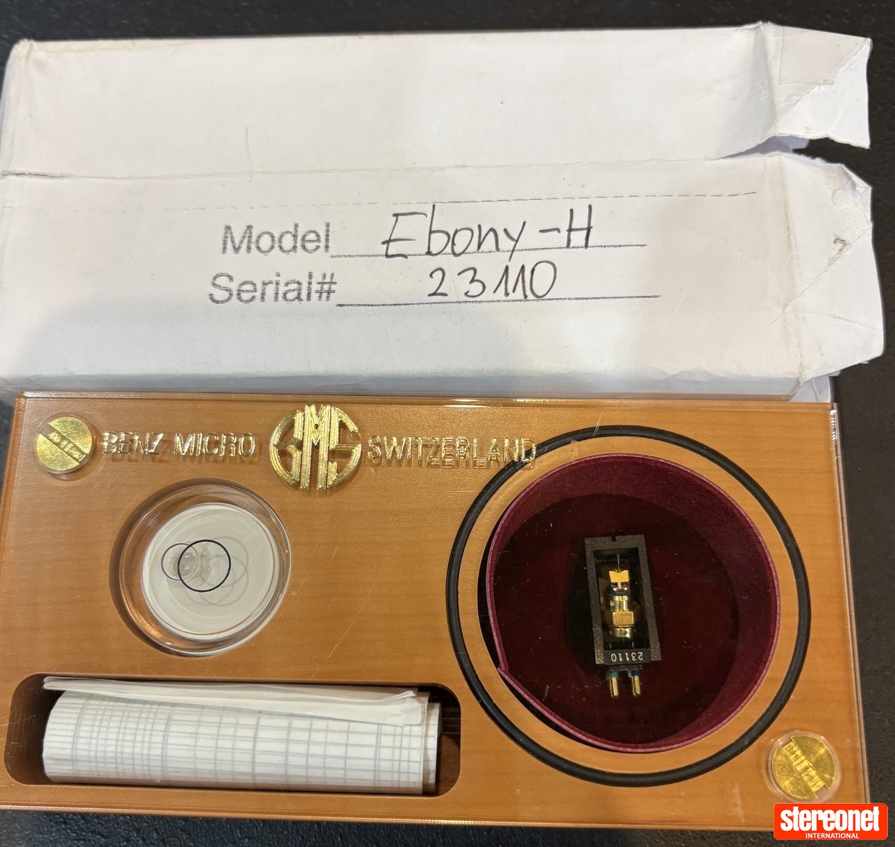 Benz Micro Ebony H Phono Cartridge (MC)