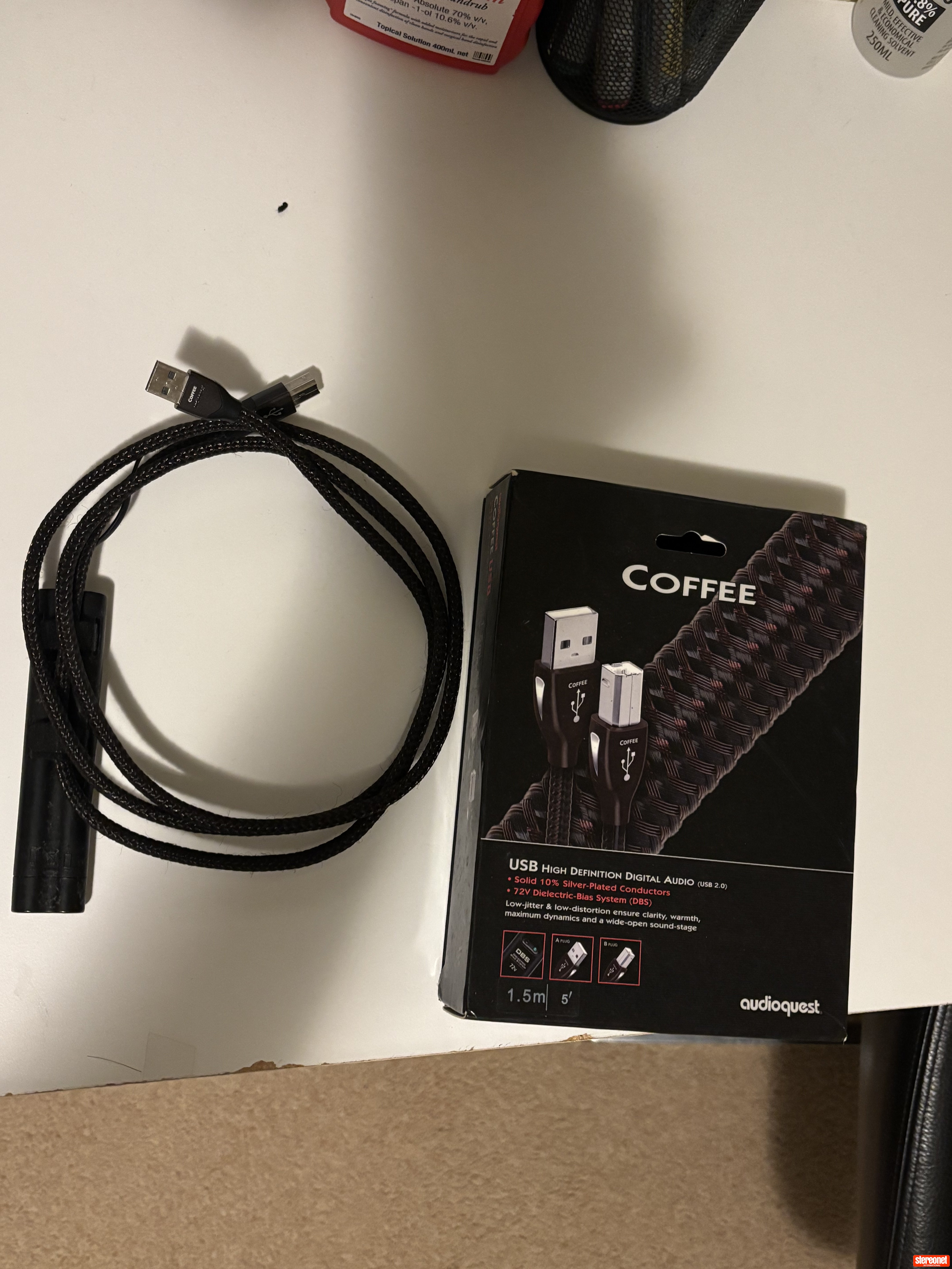 AudioQuest coffee USB Cable