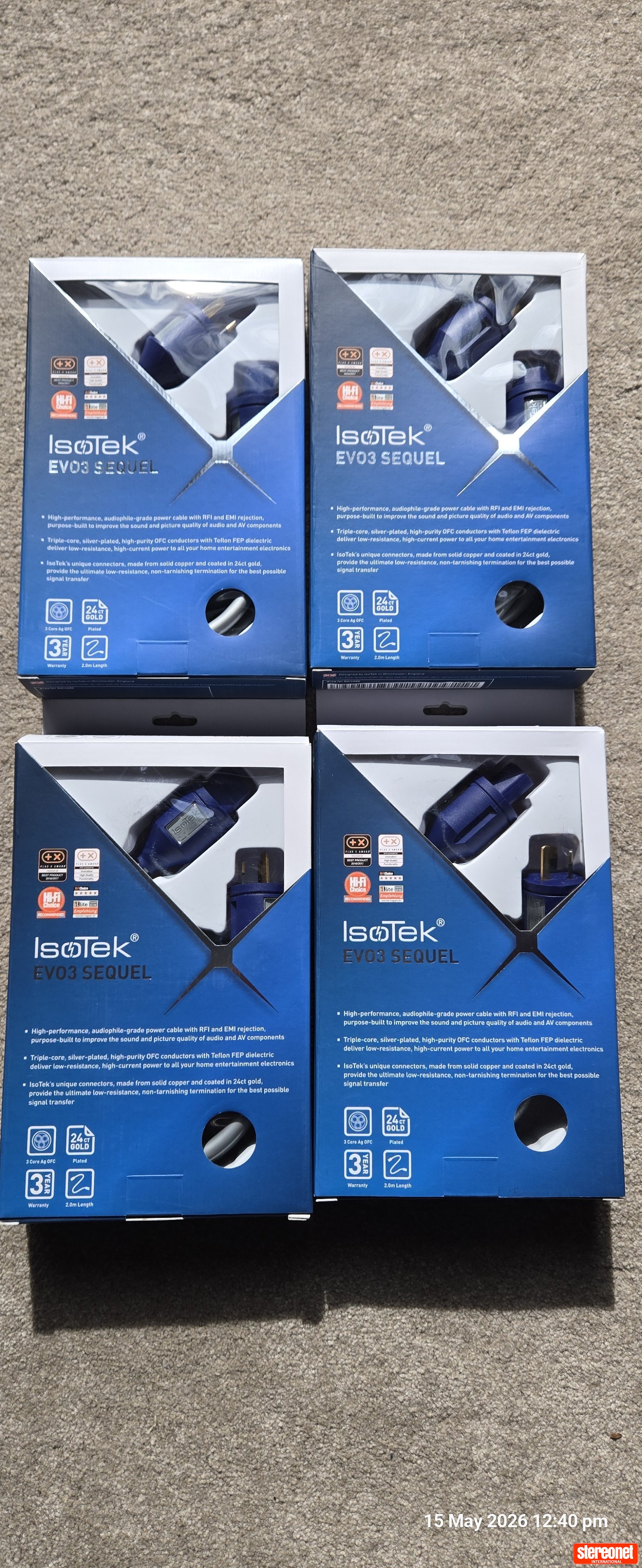 IsoTek Sequel C13 Power Cable