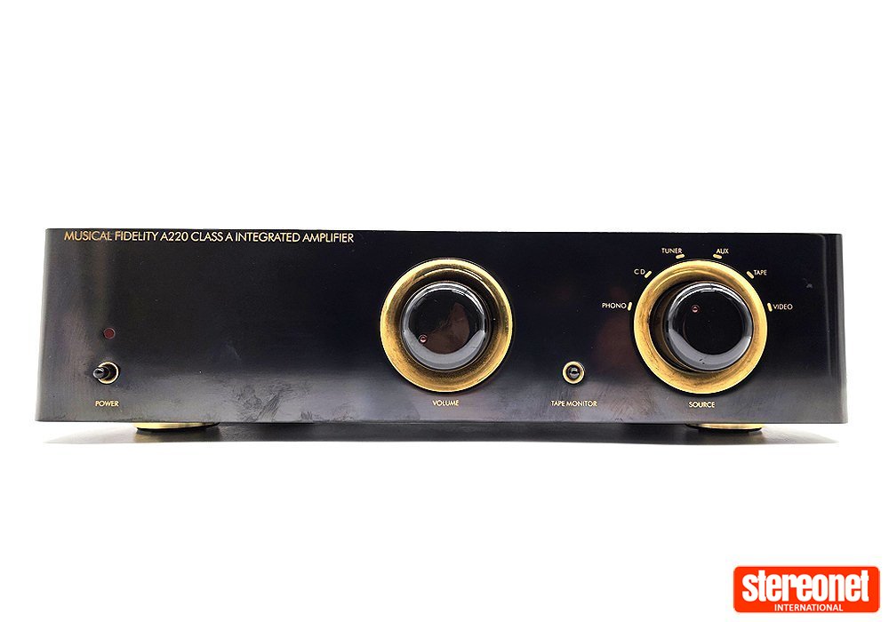 Musical Fidelity A220 Integrated or similar.