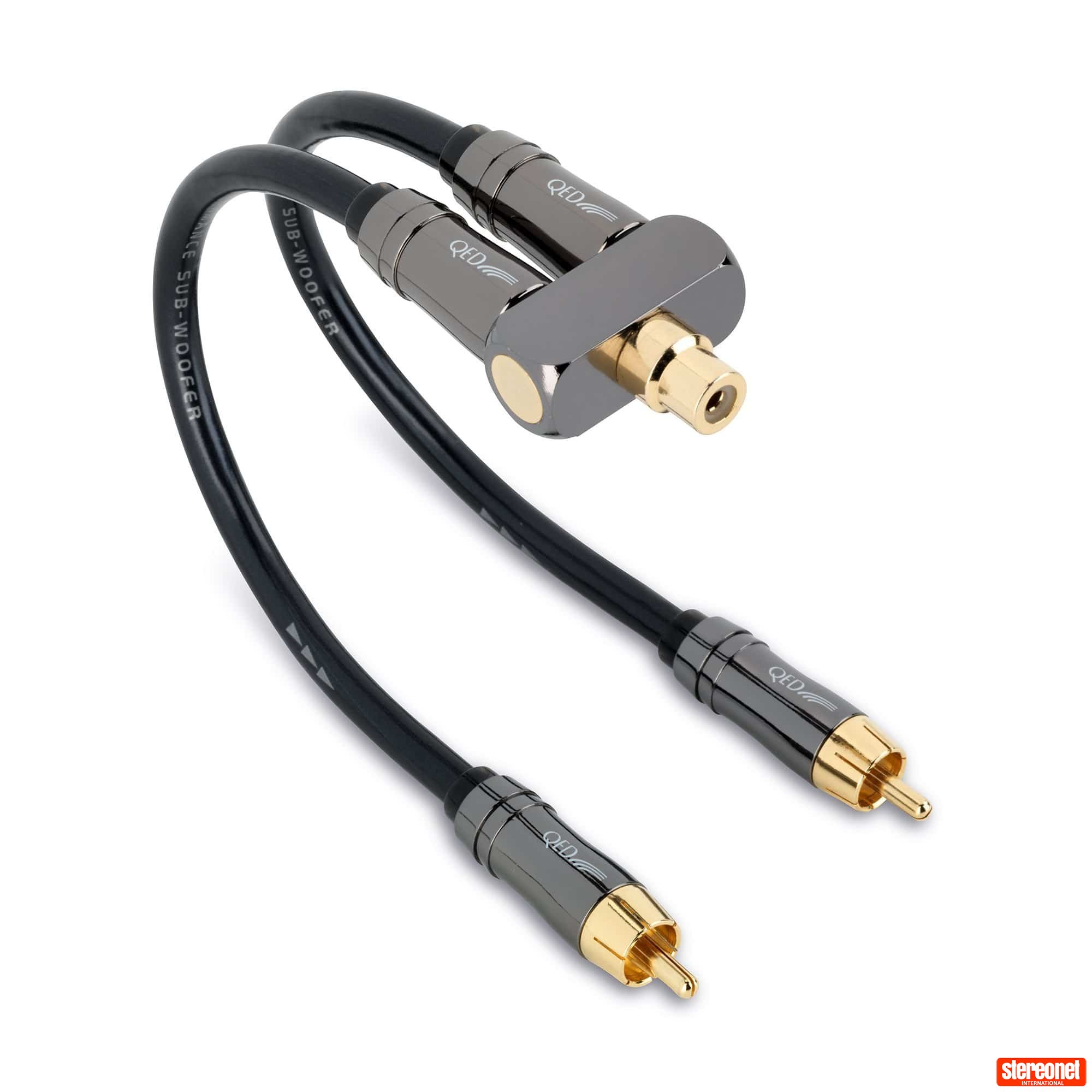 QED Performance Y-SW Interconnect Cables (RCA)