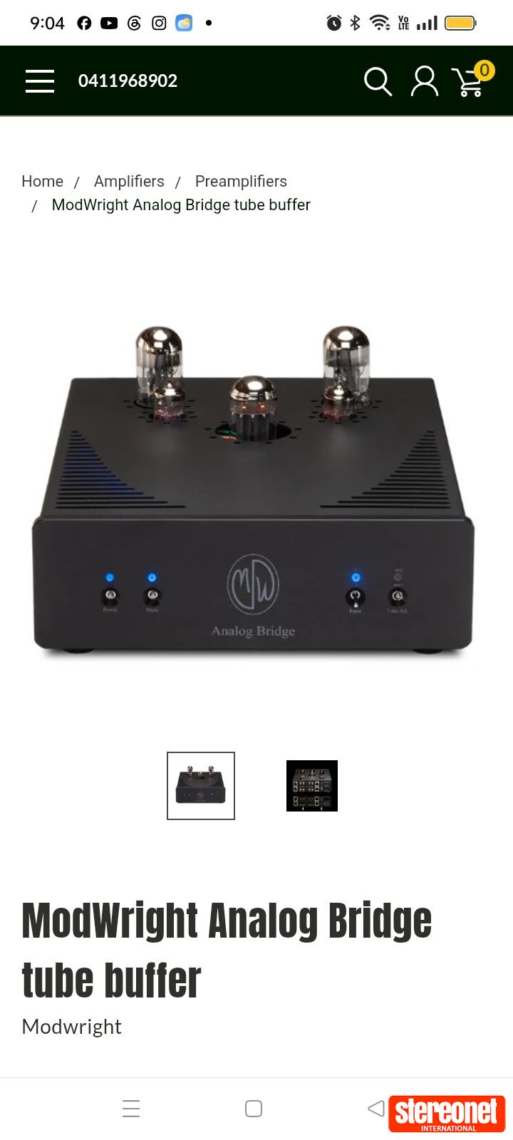 Modwright anolouge bridge Tuning Accessories