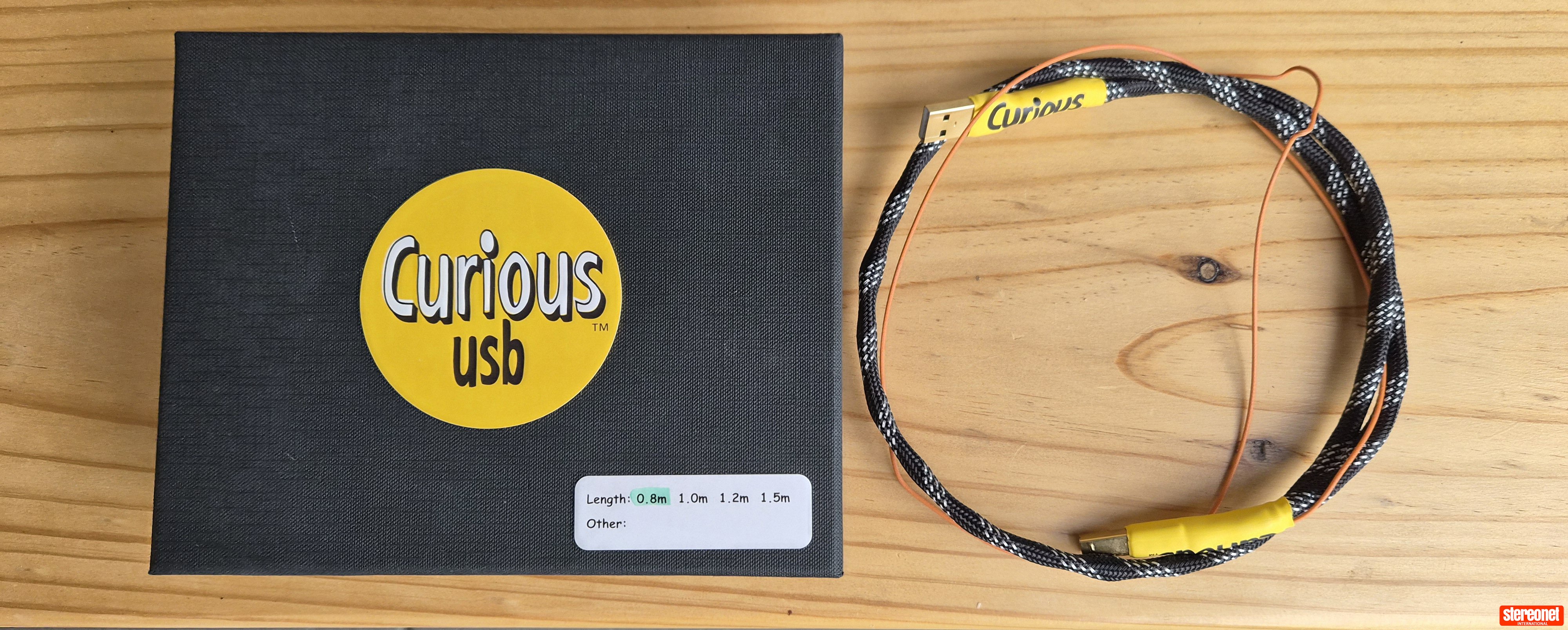 Curious USB Cable USB Audio Cable (0.8m) and Curious Regen Link Cable (200mm) USB Cable