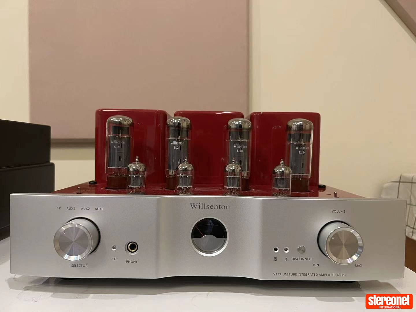 Willsenton Willsenton R-35i EL34 x4 Tube Amplifier hifi Headphone Amp with Bluetooth Integrated Amplifier (Valve)