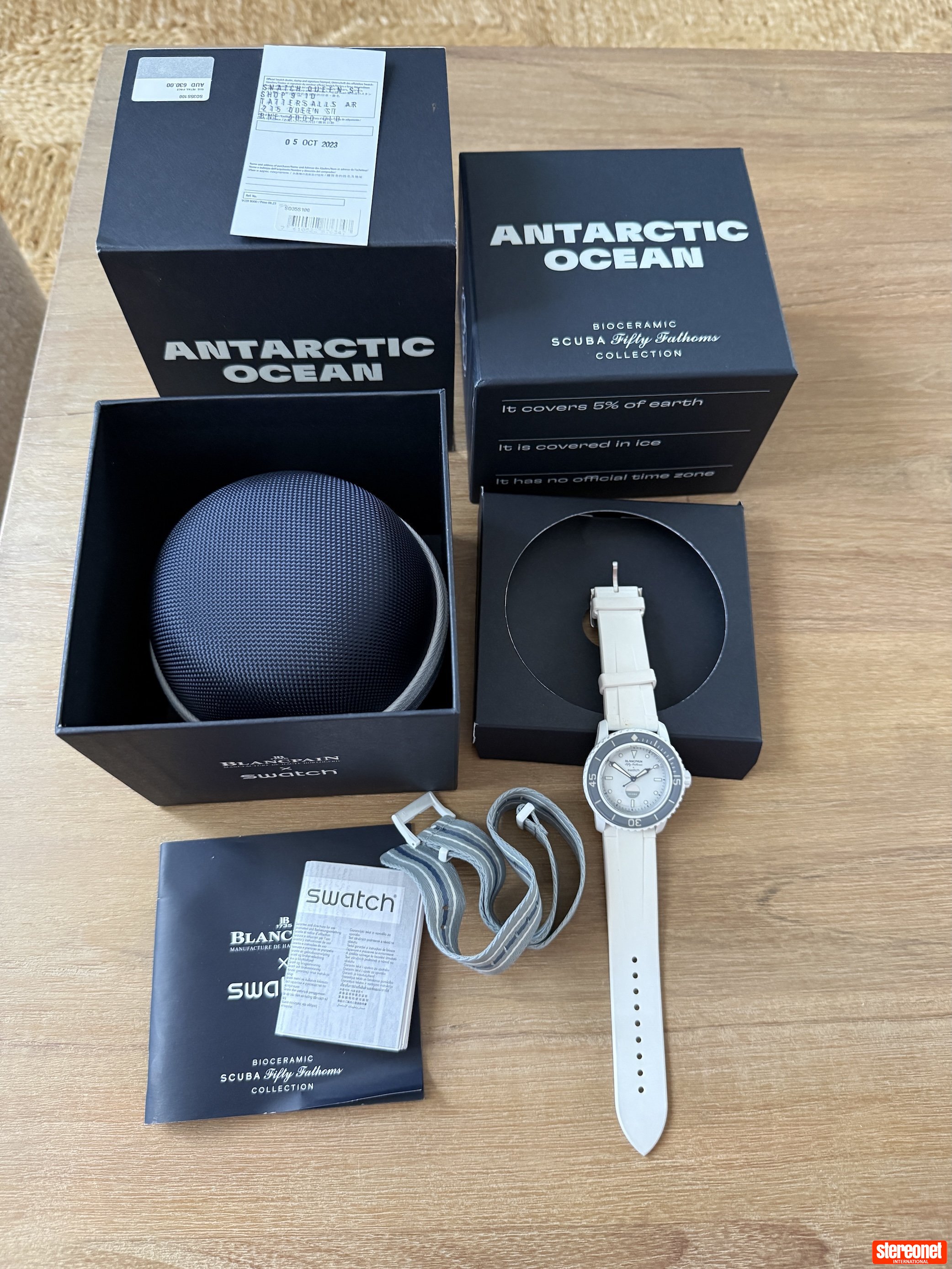Swatch Bioceramic Scuba Fifty Fathoms Collection - Antarctic Ocean Wristwatch